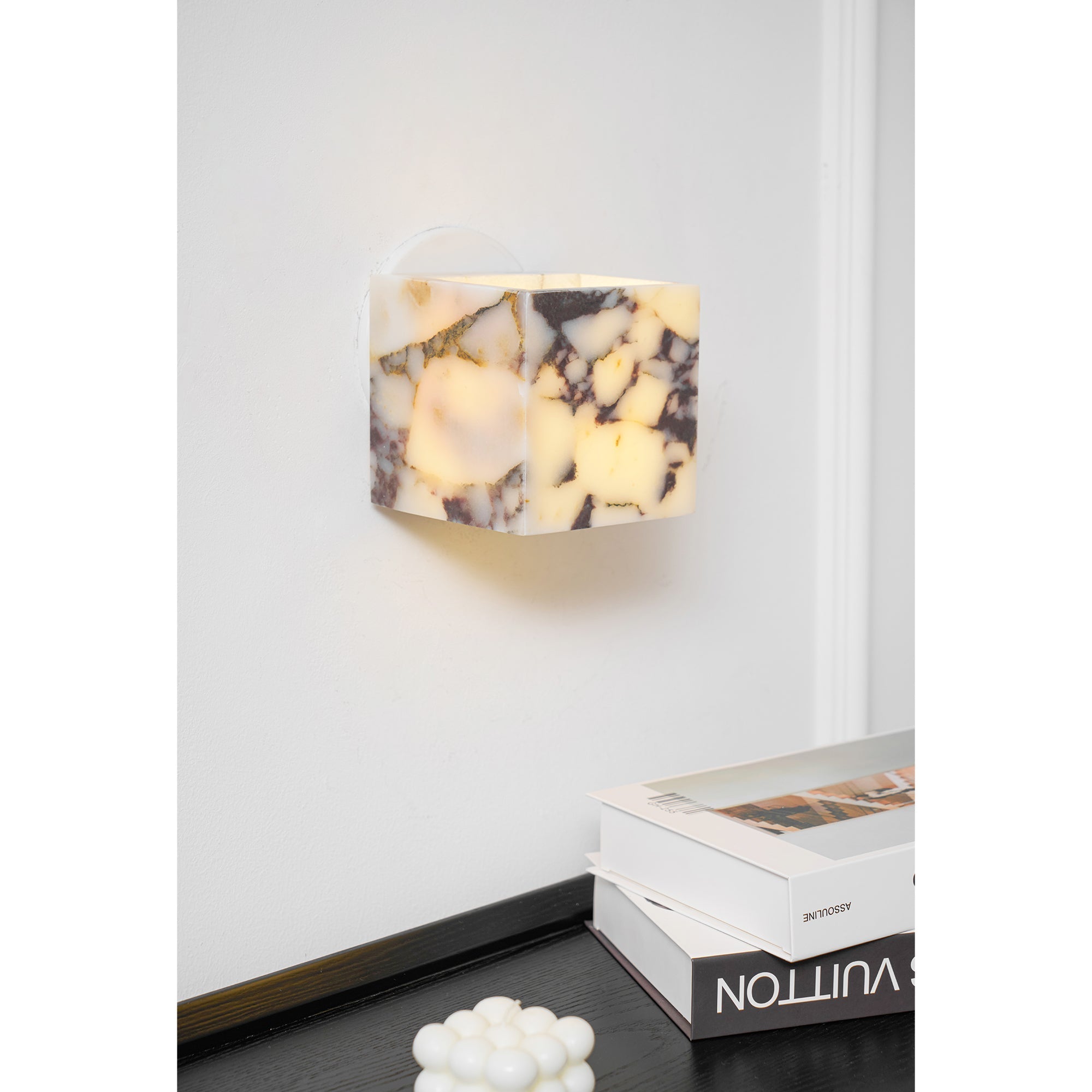 Illaee Modern Minimalist Square Marble Wall Lamp - Letslighting