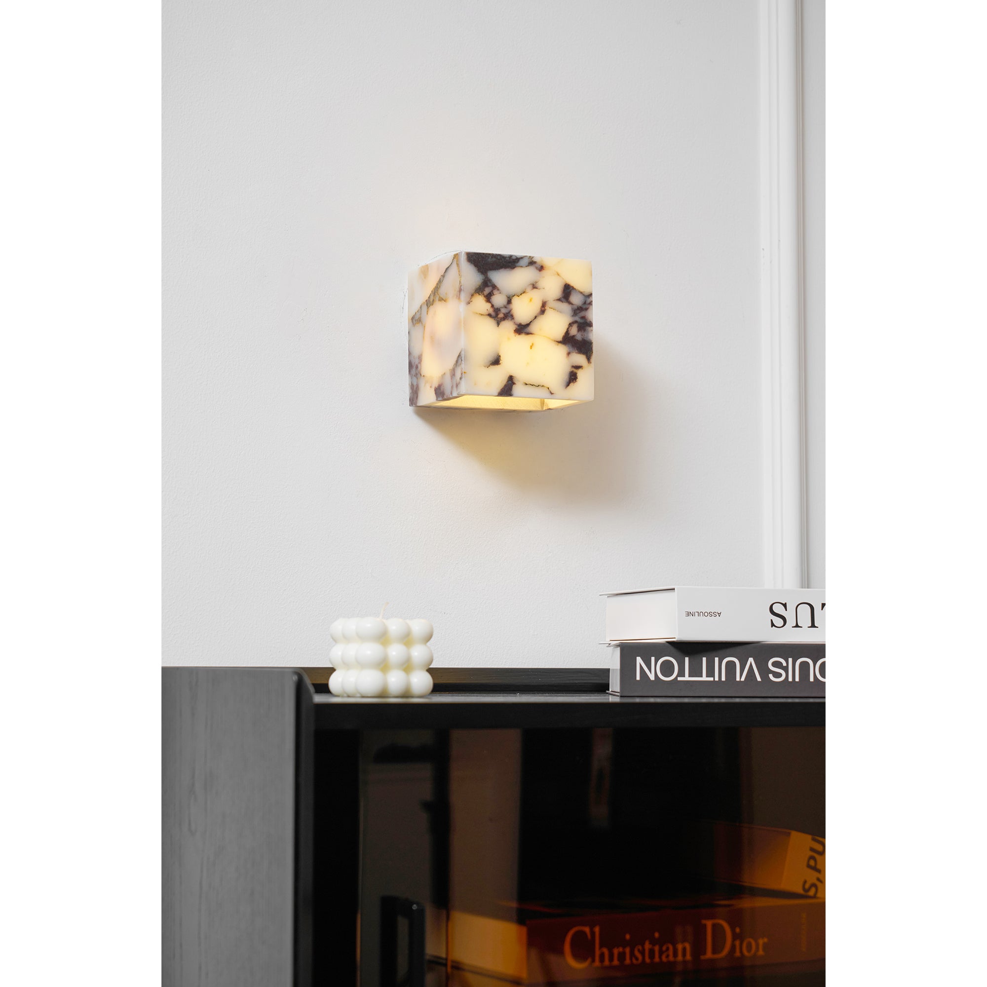 Illaee Modern Minimalist Square Marble Wall Lamp - Letslighting