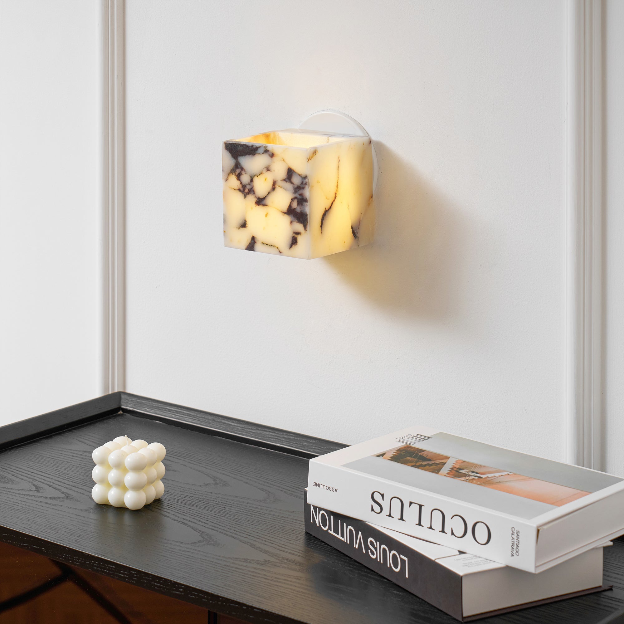 Illaee Modern Minimalist Square Marble Wall Lamp - Letslighting