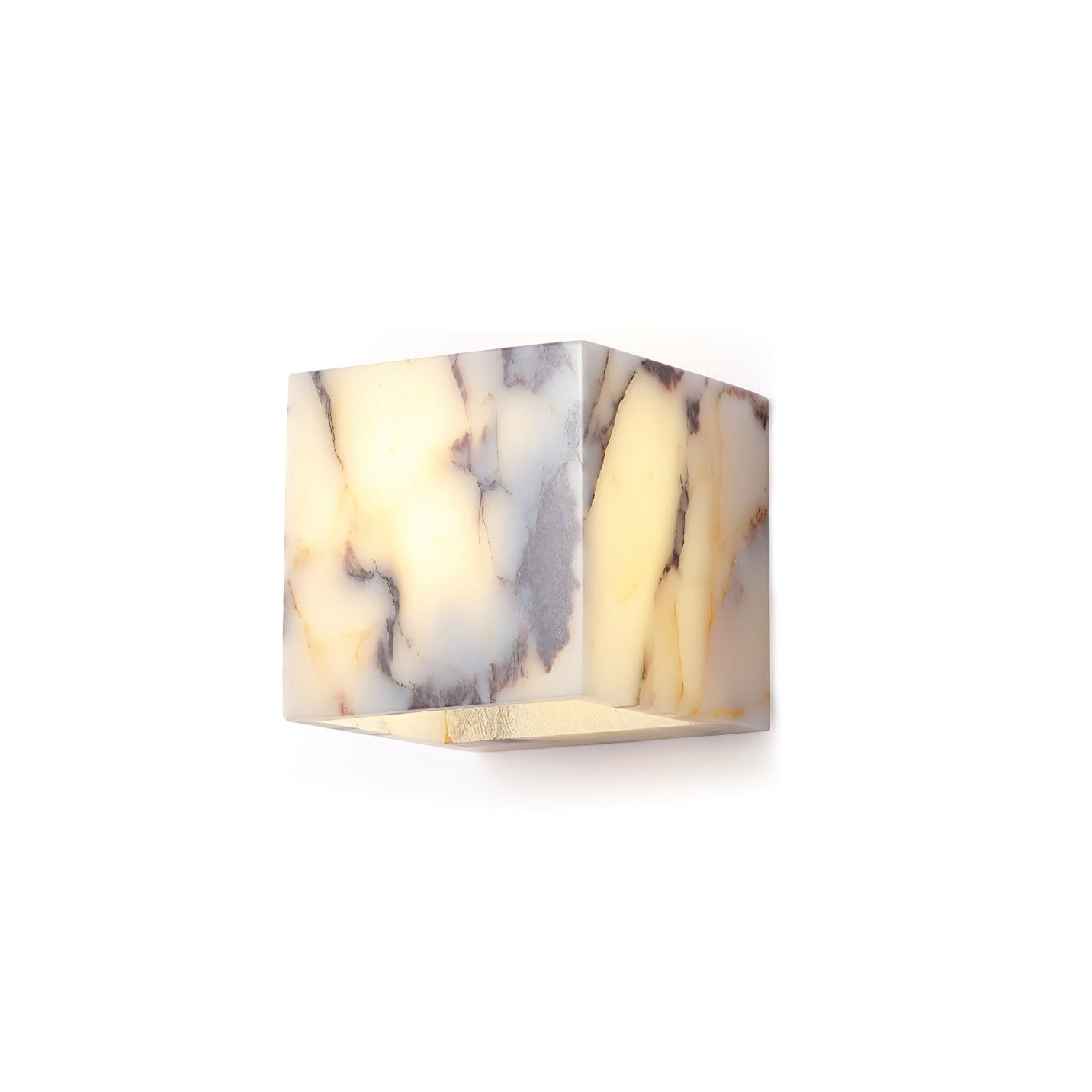 Illaee Modern Minimalist Square Marble Wall Lamp - Letslighting