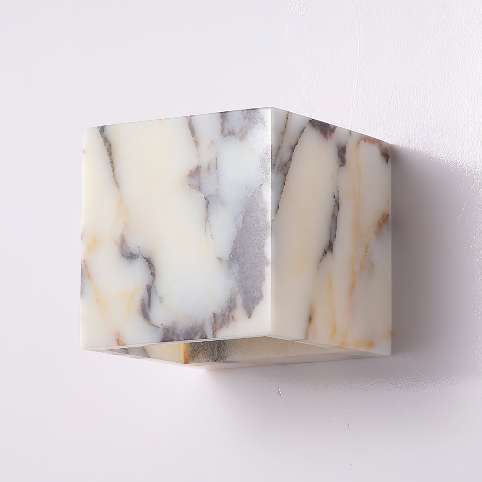 Illaee Modern Minimalist Square Marble Wall Lamp - Letslighting