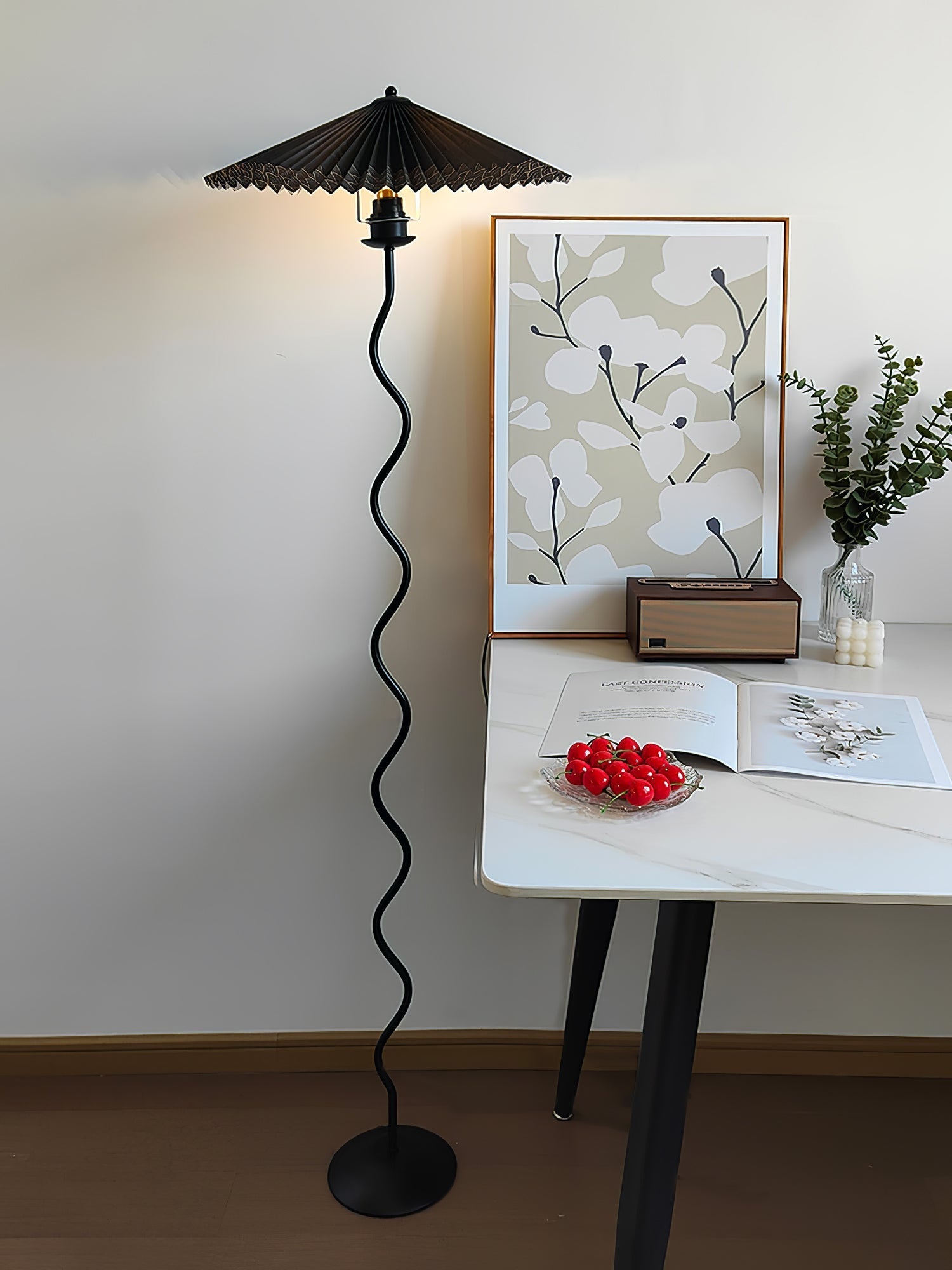 Lioraven Fabric Minimalist Floor Lamp - Letslighting