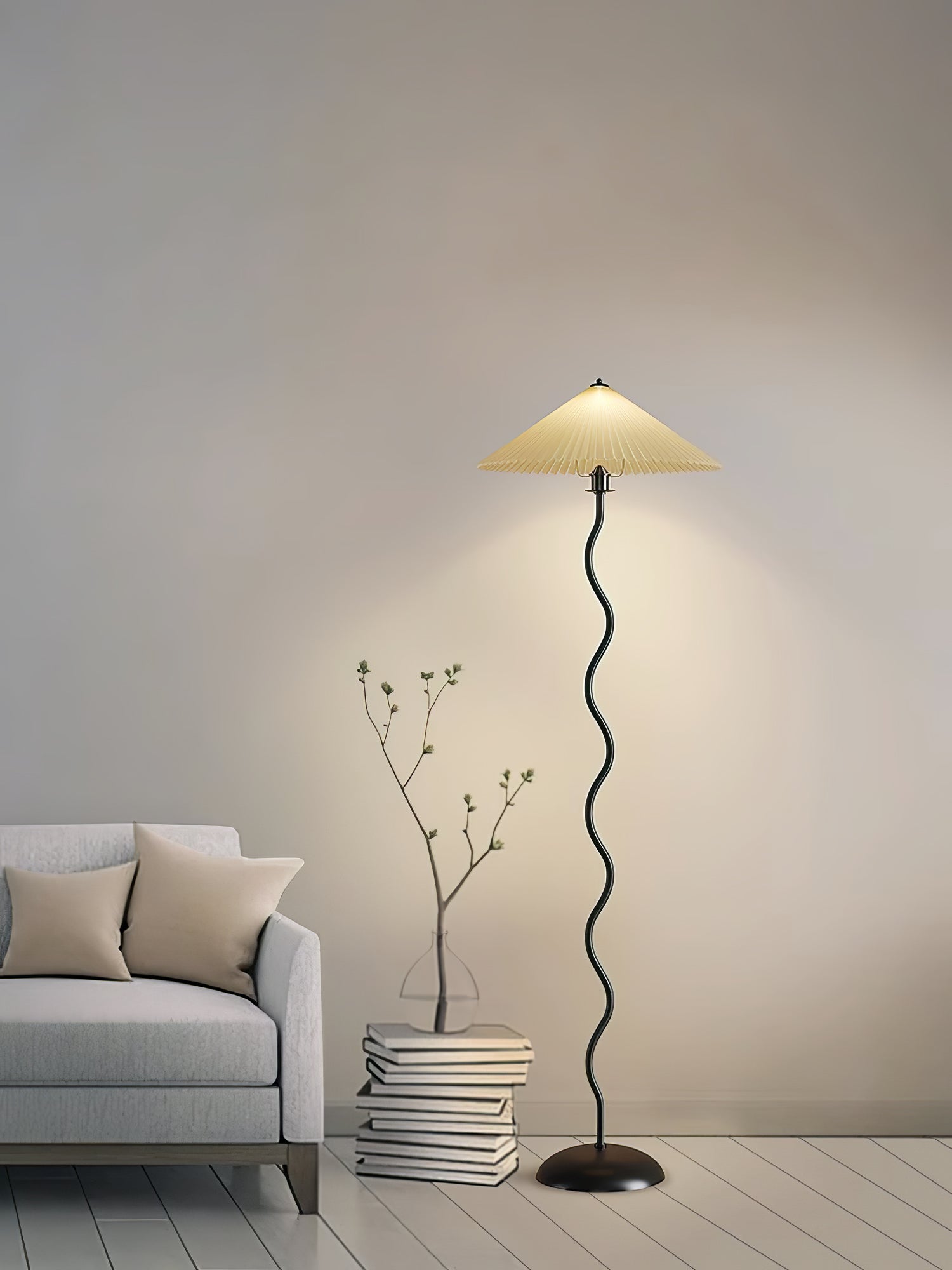 Lioraven Fabric Minimalist Floor Lamp - Letslighting