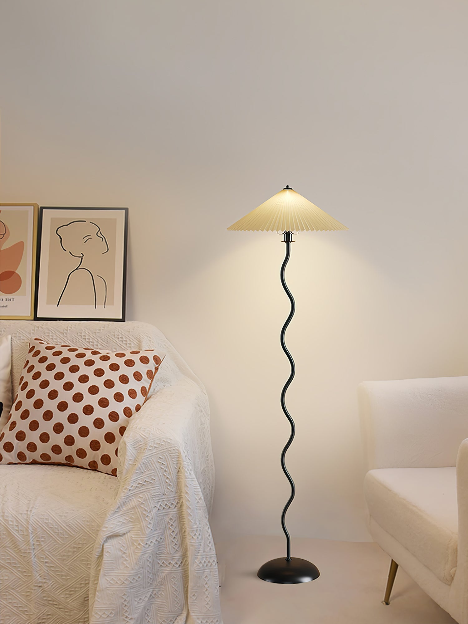 Lioraven Fabric Minimalist Floor Lamp - Letslighting