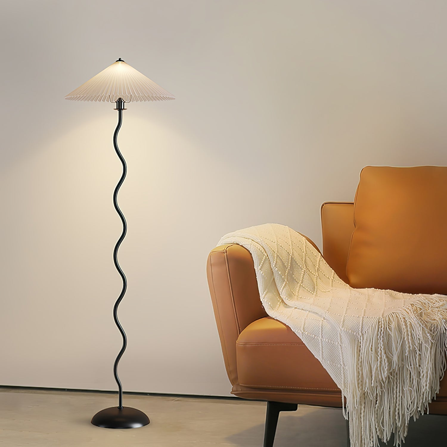 Lioraven Fabric Minimalist Floor Lamp - Letslighting