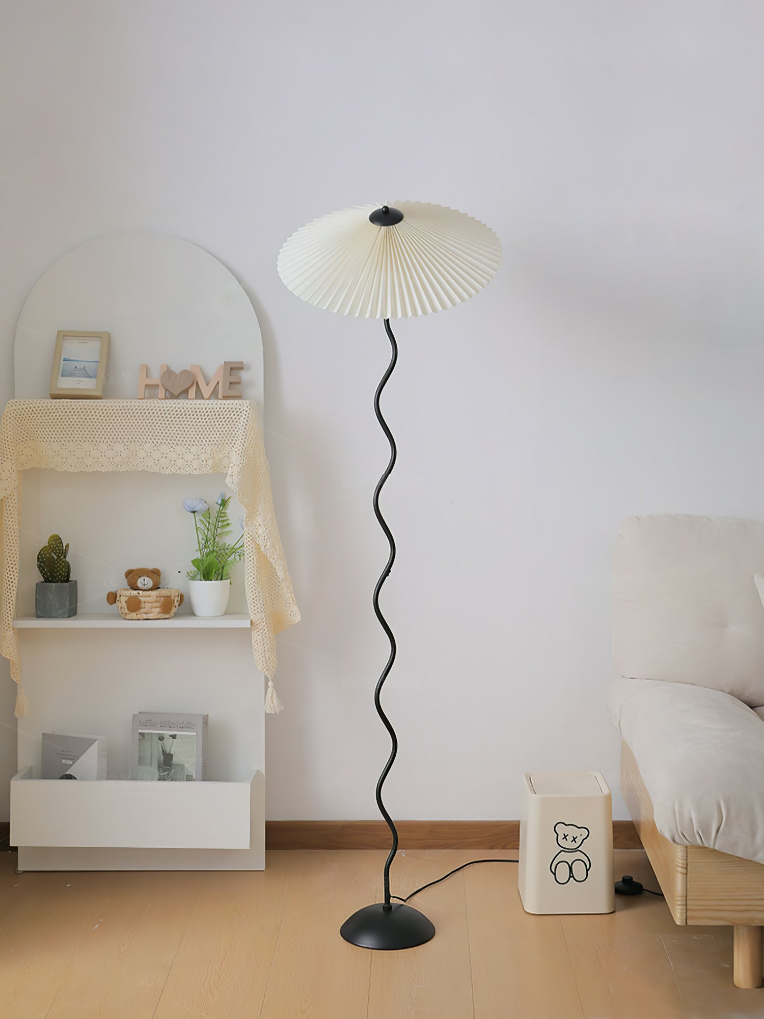 Lioraven Fabric Minimalist Floor Lamp - Letslighting