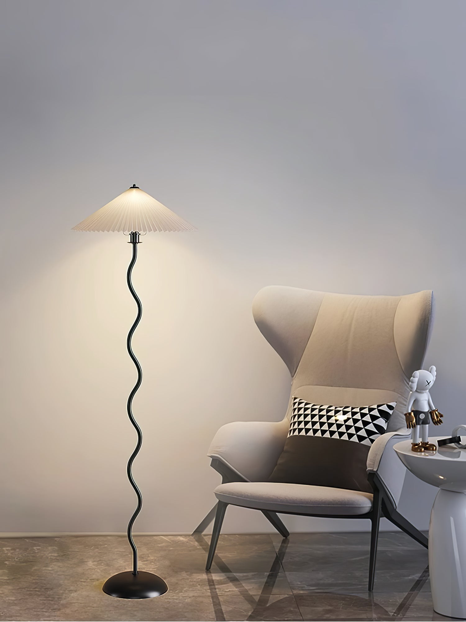 Lioraven Fabric Minimalist Floor Lamp - Letslighting