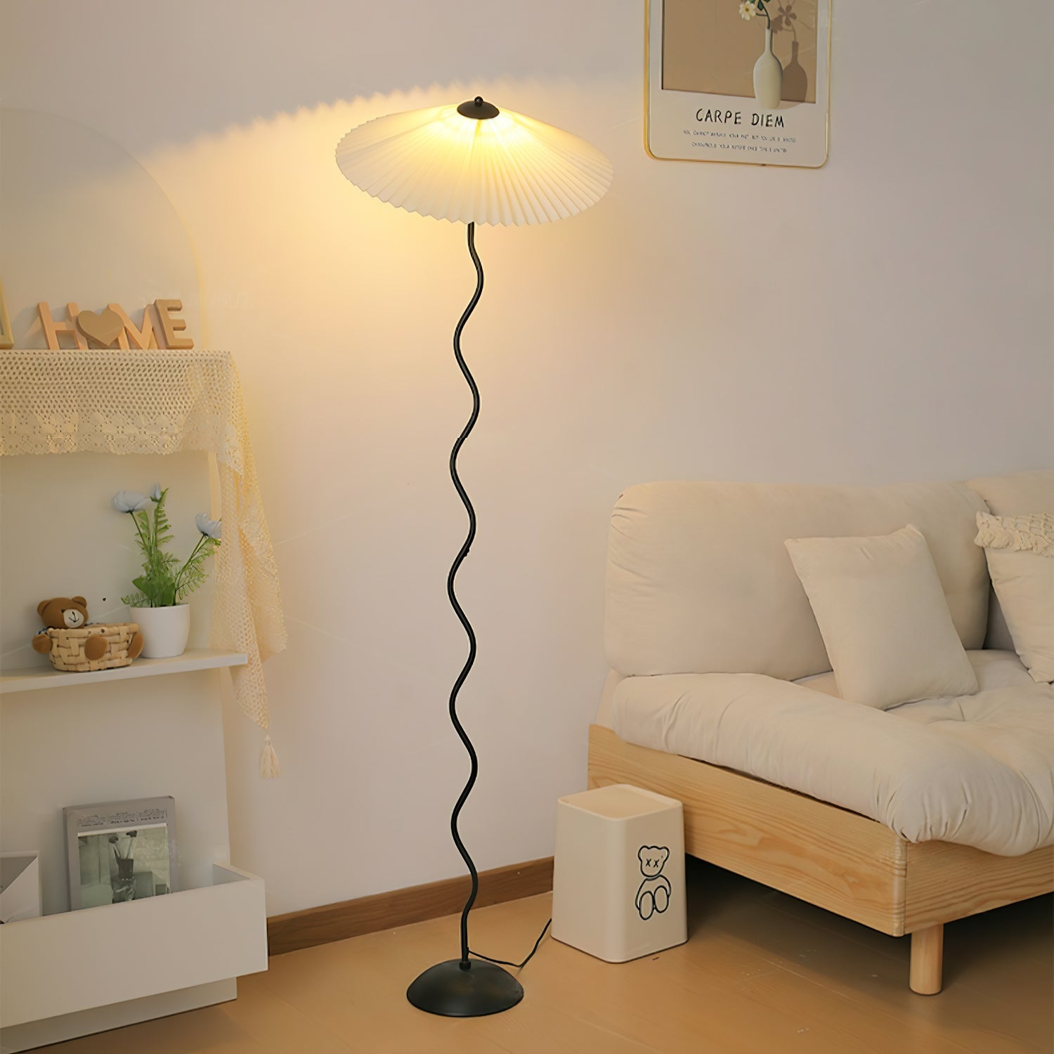 Lioraven Fabric Minimalist Floor Lamp - Letslighting