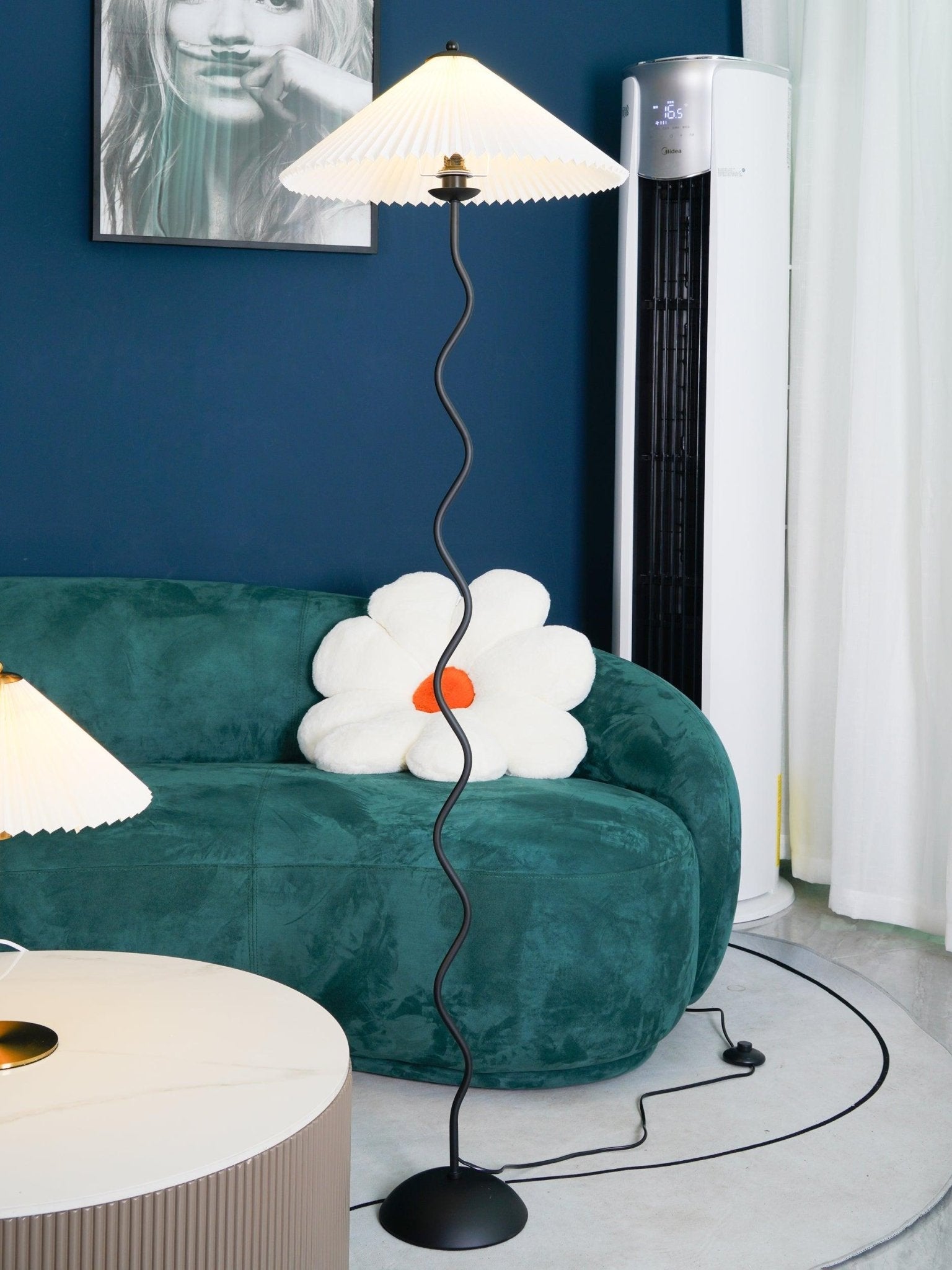 Lioraven Fabric Minimalist Floor Lamp - Letslighting