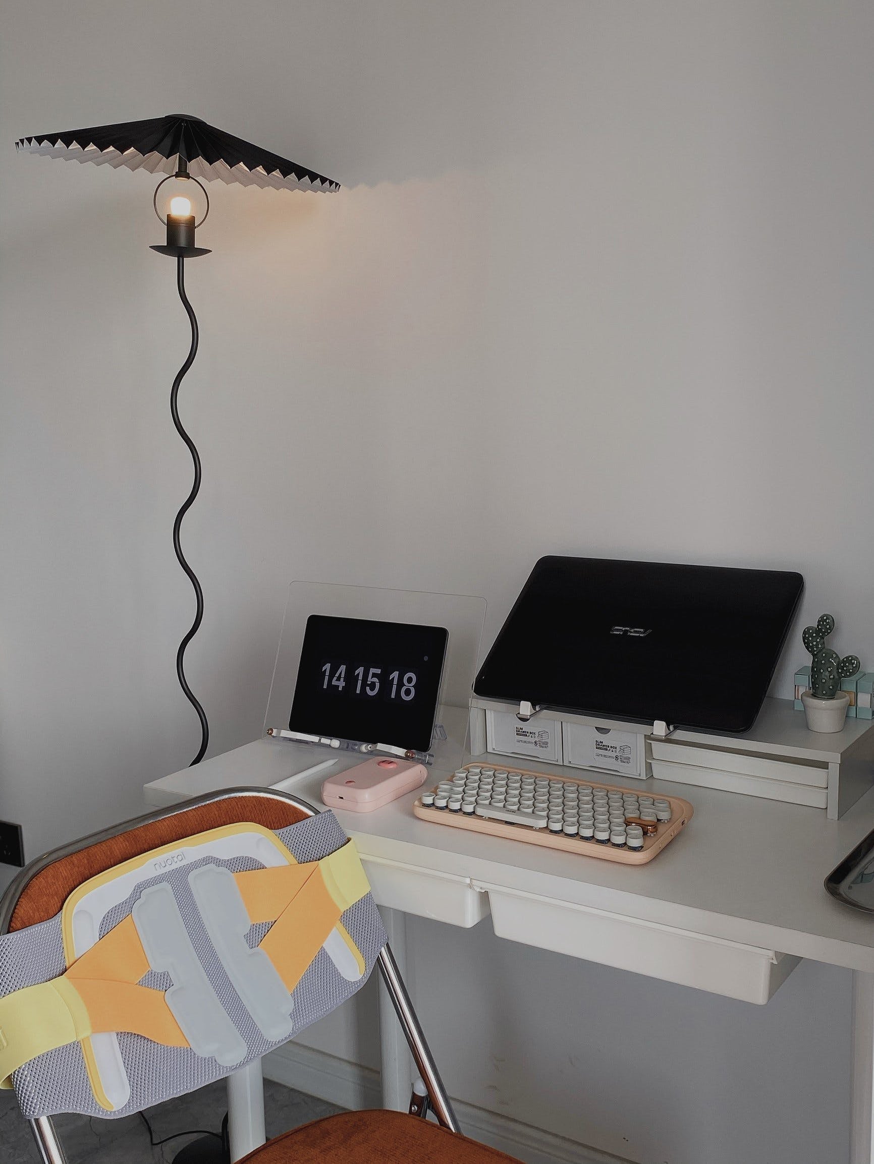 Lioraven Fabric Minimalist Floor Lamp - Letslighting