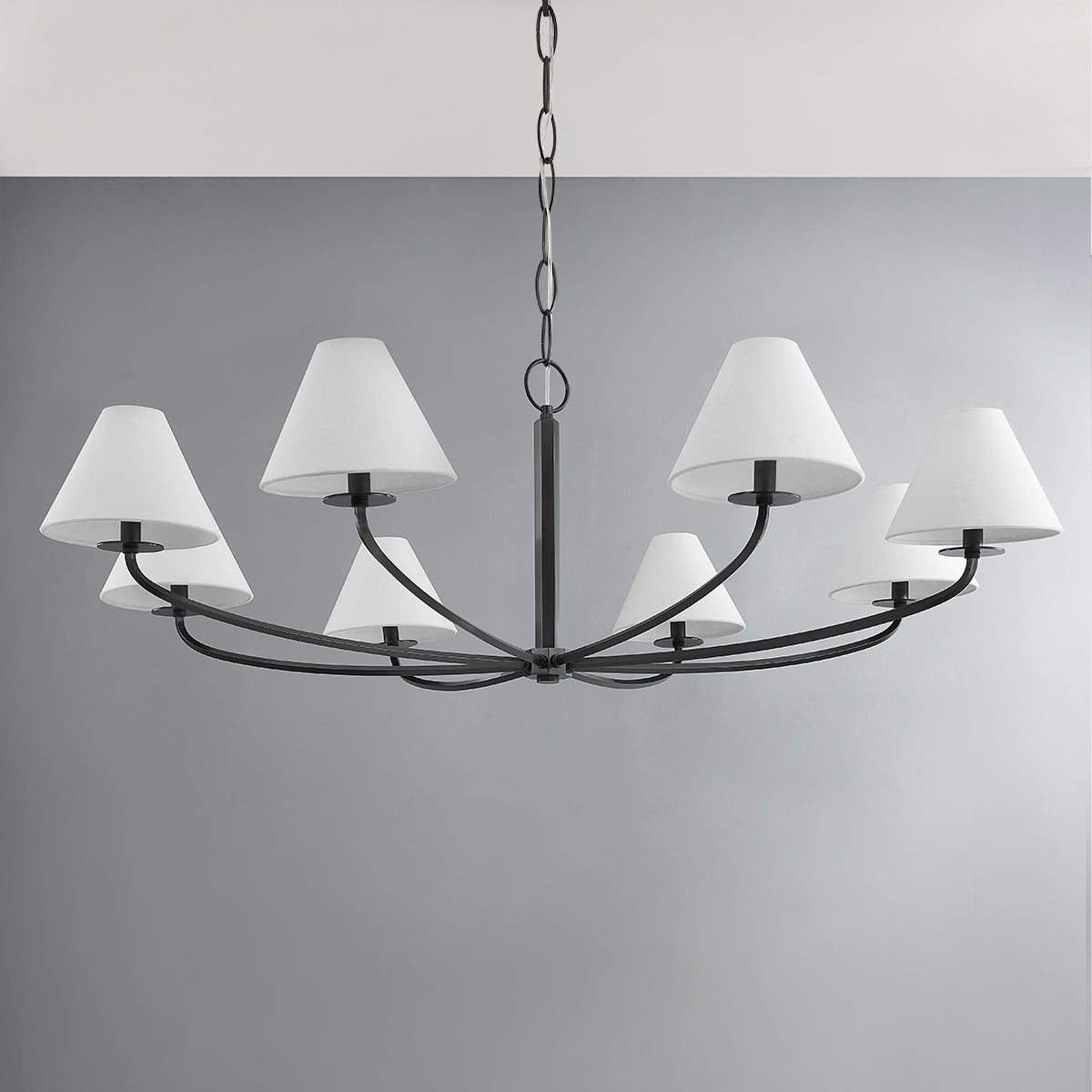Fleur Classic Vintage Fabric Chandelier - Letslighting