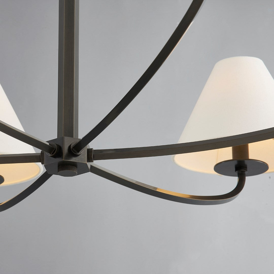 Fleur Classic Vintage Fabric Chandelier - Letslighting