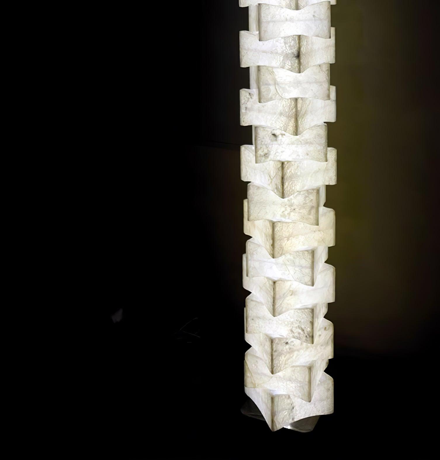 Isolde Alabaster Floor Lamp - Letslighting