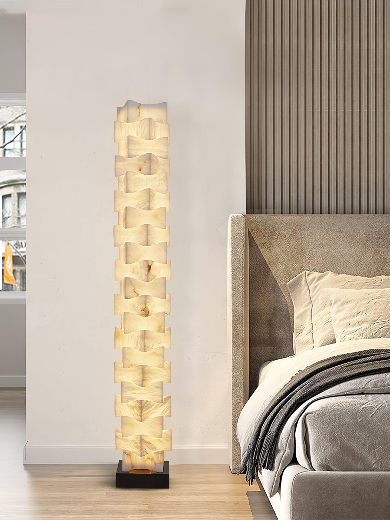 Isolde Alabaster Floor Lamp - Letslighting