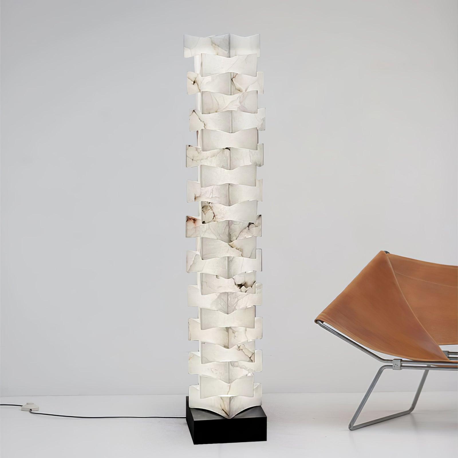 Isolde Alabaster Floor Lamp - Letslighting