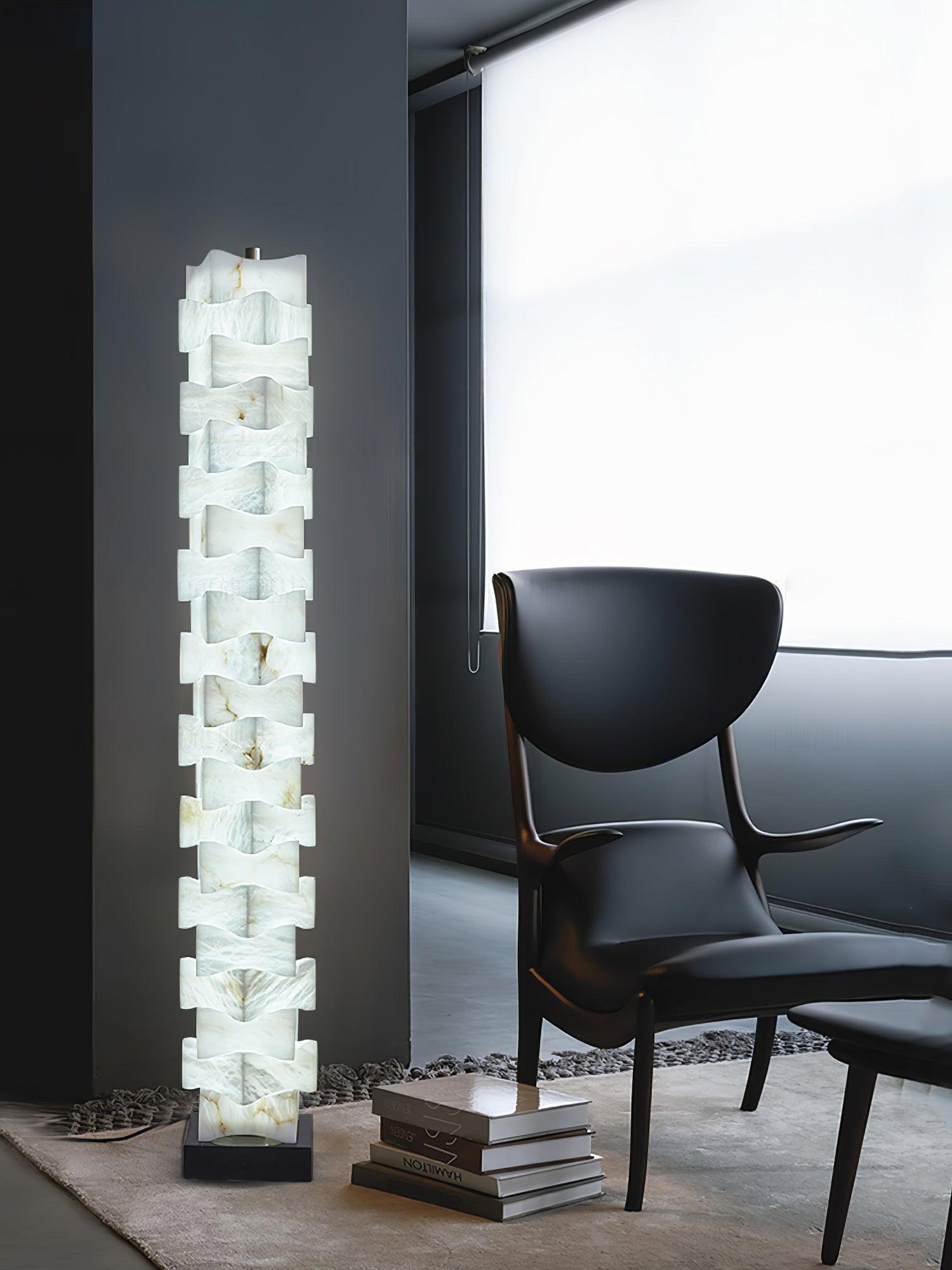 Isolde Alabaster Floor Lamp - Letslighting