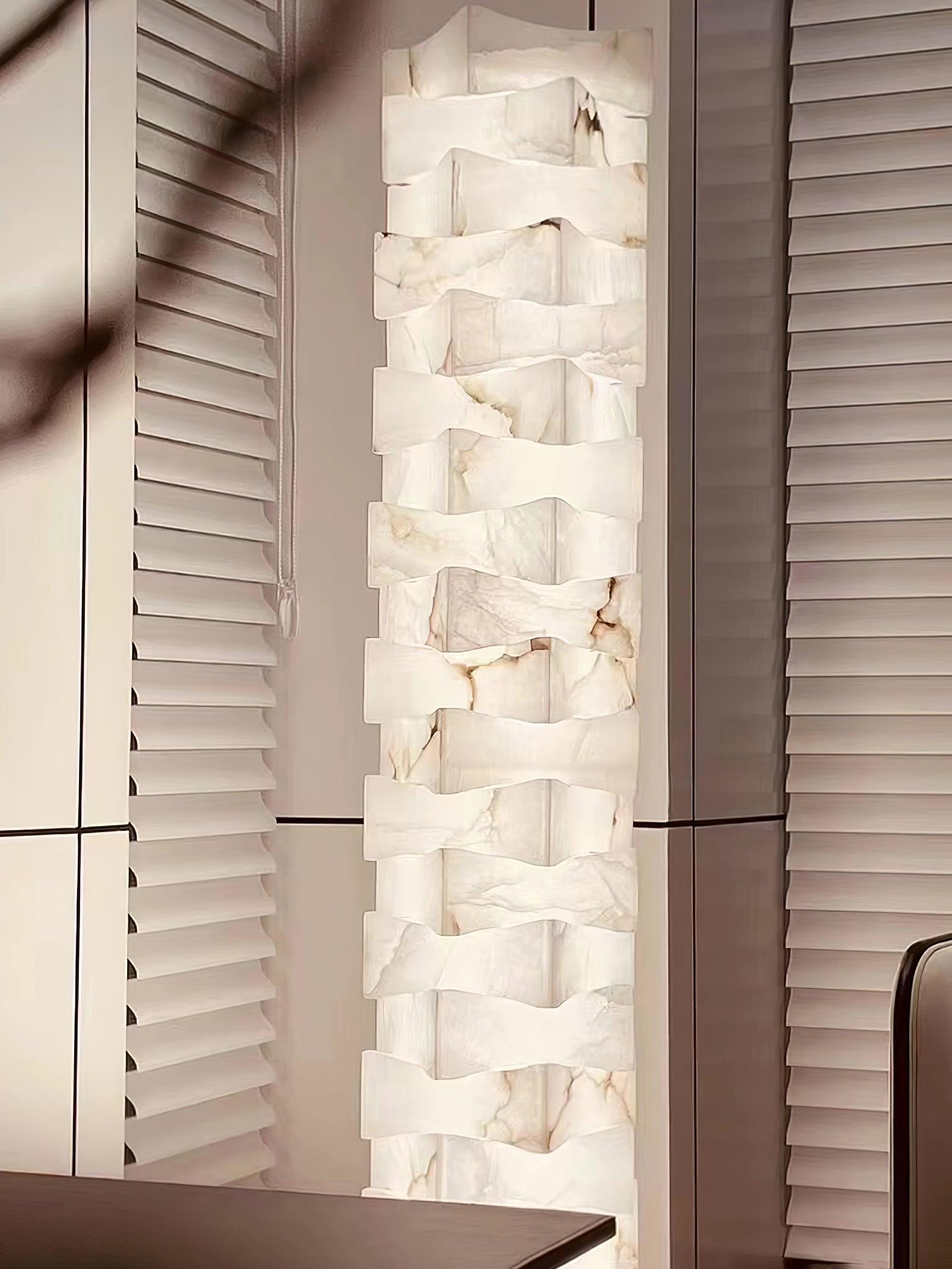 Isolde Alabaster Floor Lamp - Letslighting