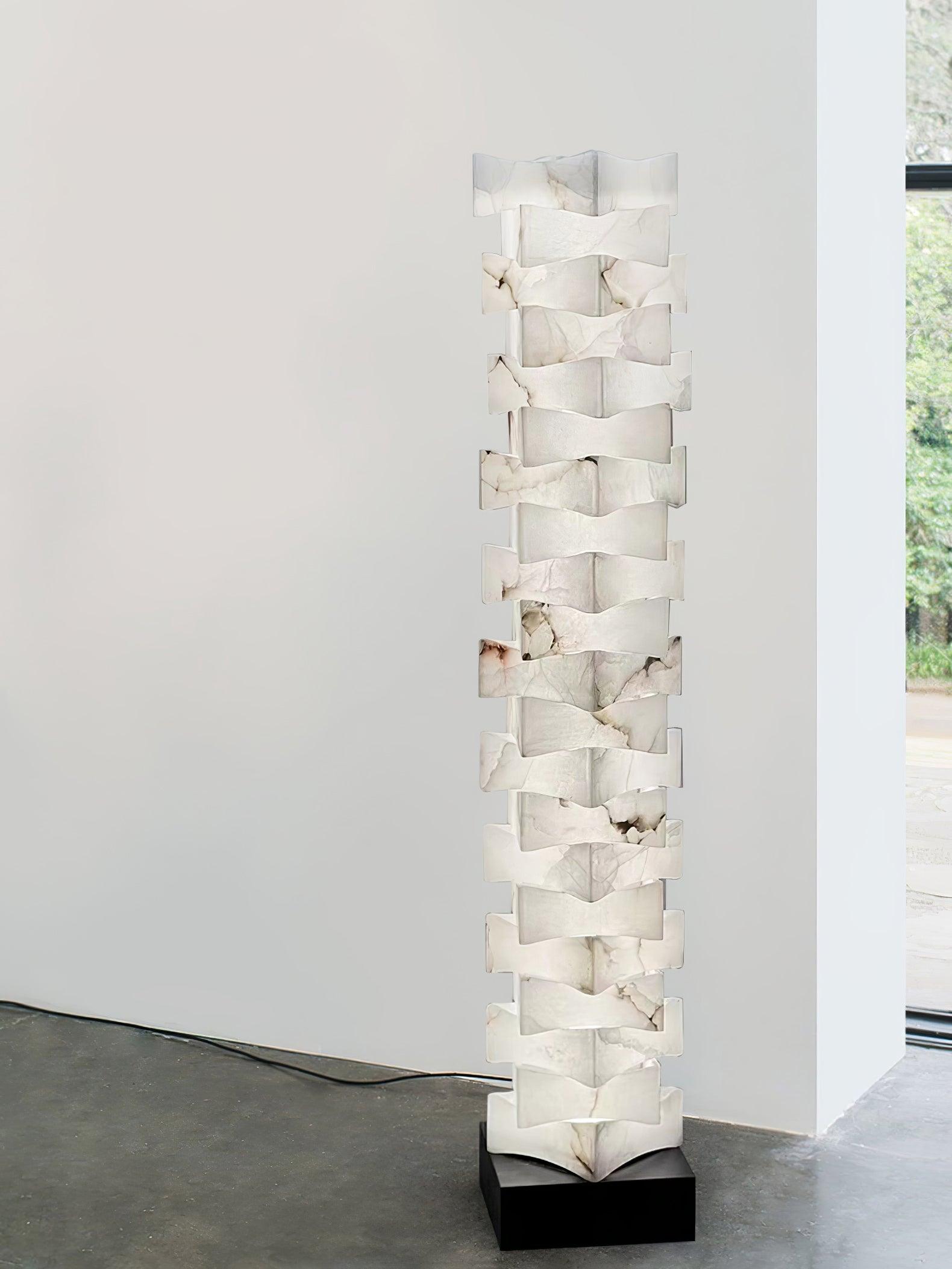 Isolde Alabaster Floor Lamp - Letslighting