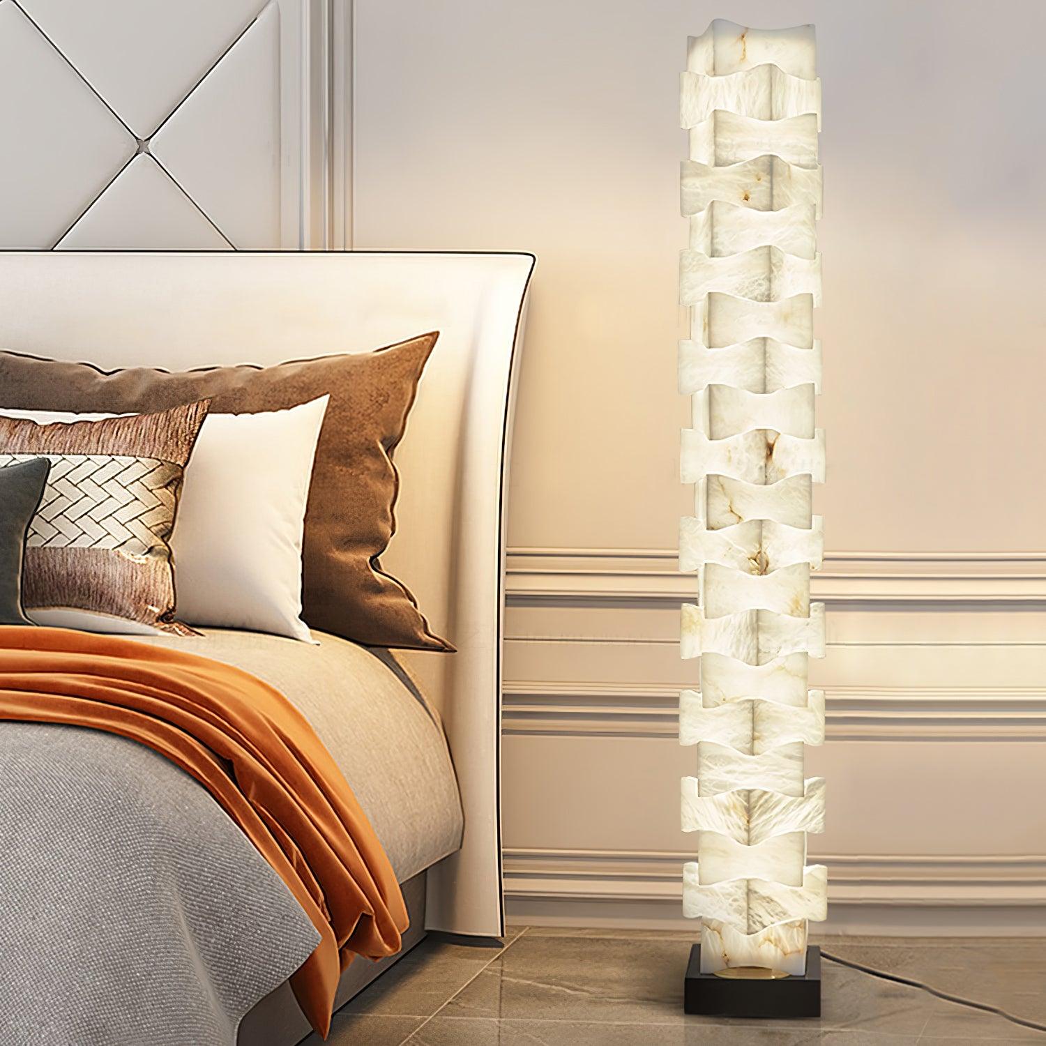 Isolde Alabaster Floor Lamp - Letslighting