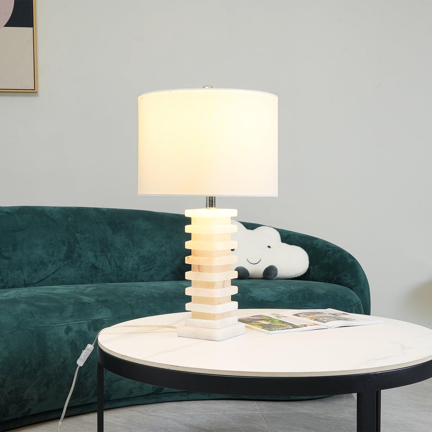 Covynen Alabaster Table Lamp - Letslighting