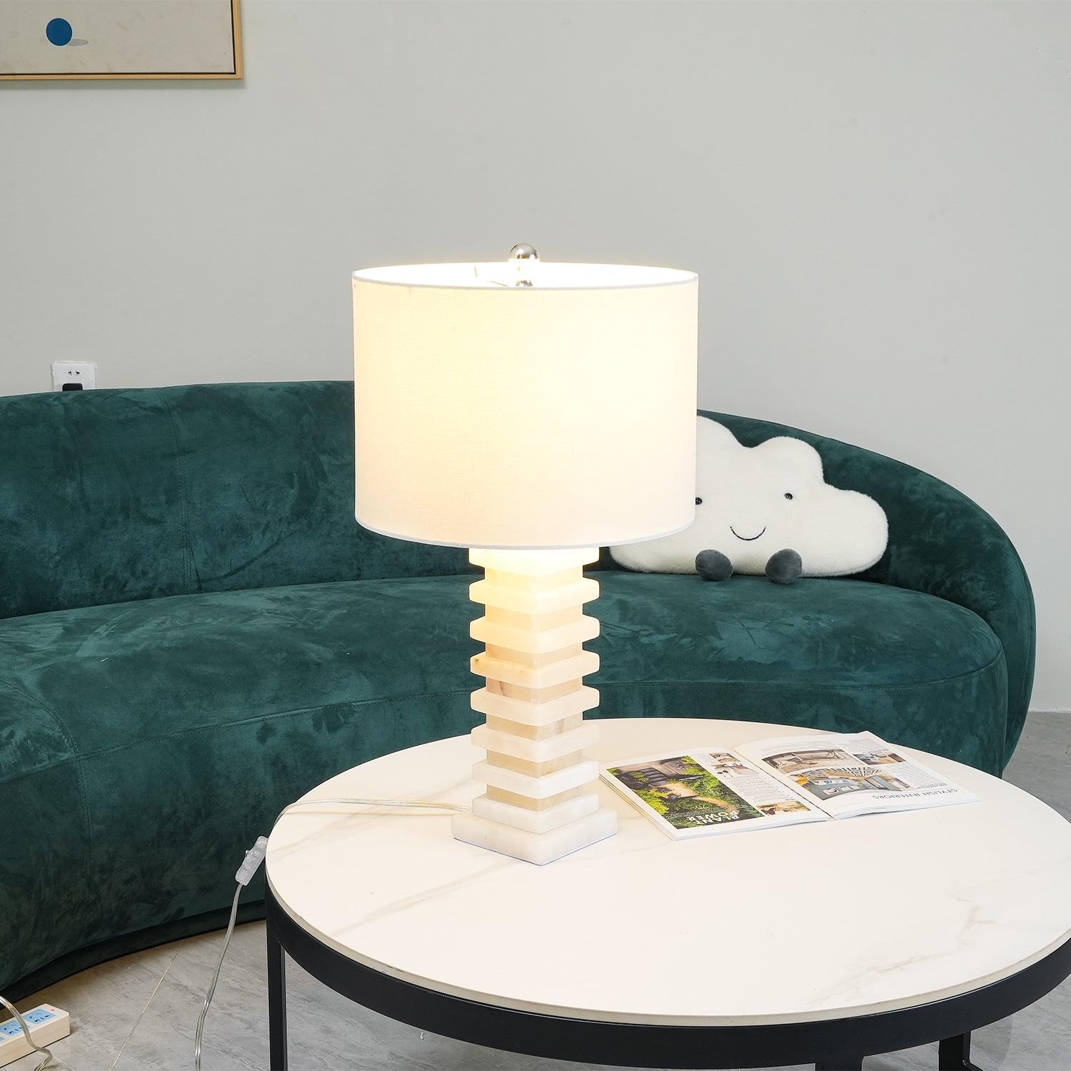 Covynen Alabaster Table Lamp - Letslighting