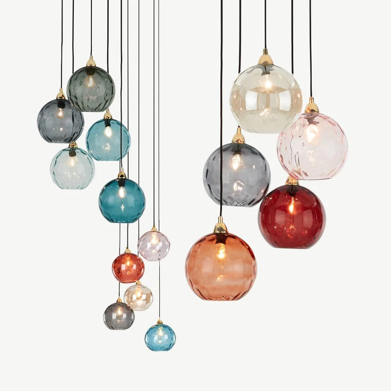 Valentina Pendant Light Water Ripple Cluster, 3 Head