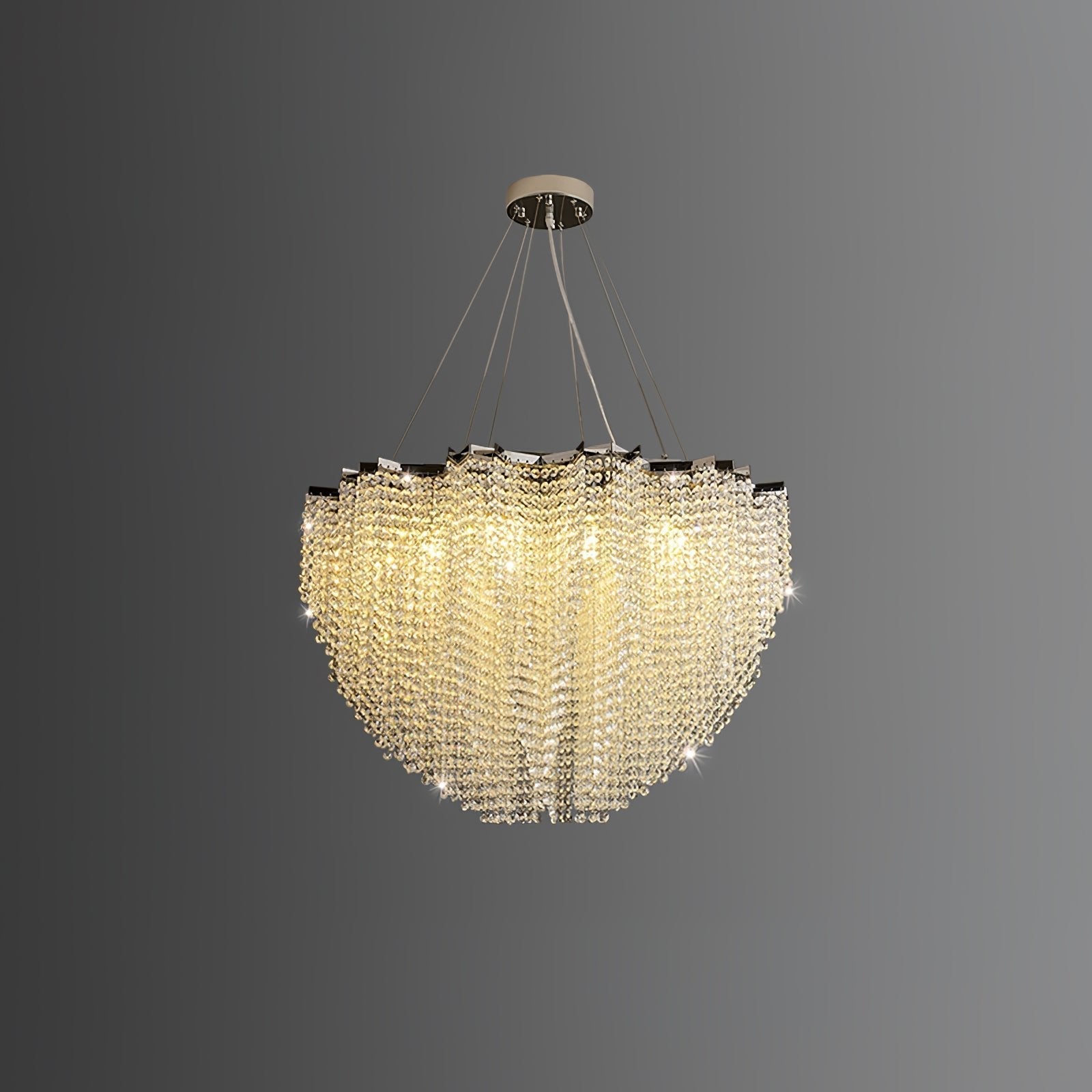 Zashayra Crystal Column Chandelier - Letslighting