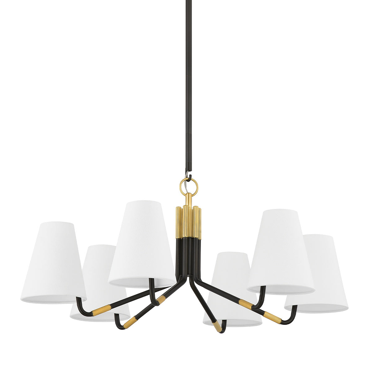 Stanwyck Vintage Industrial Fabric Chandelier - Letslighting