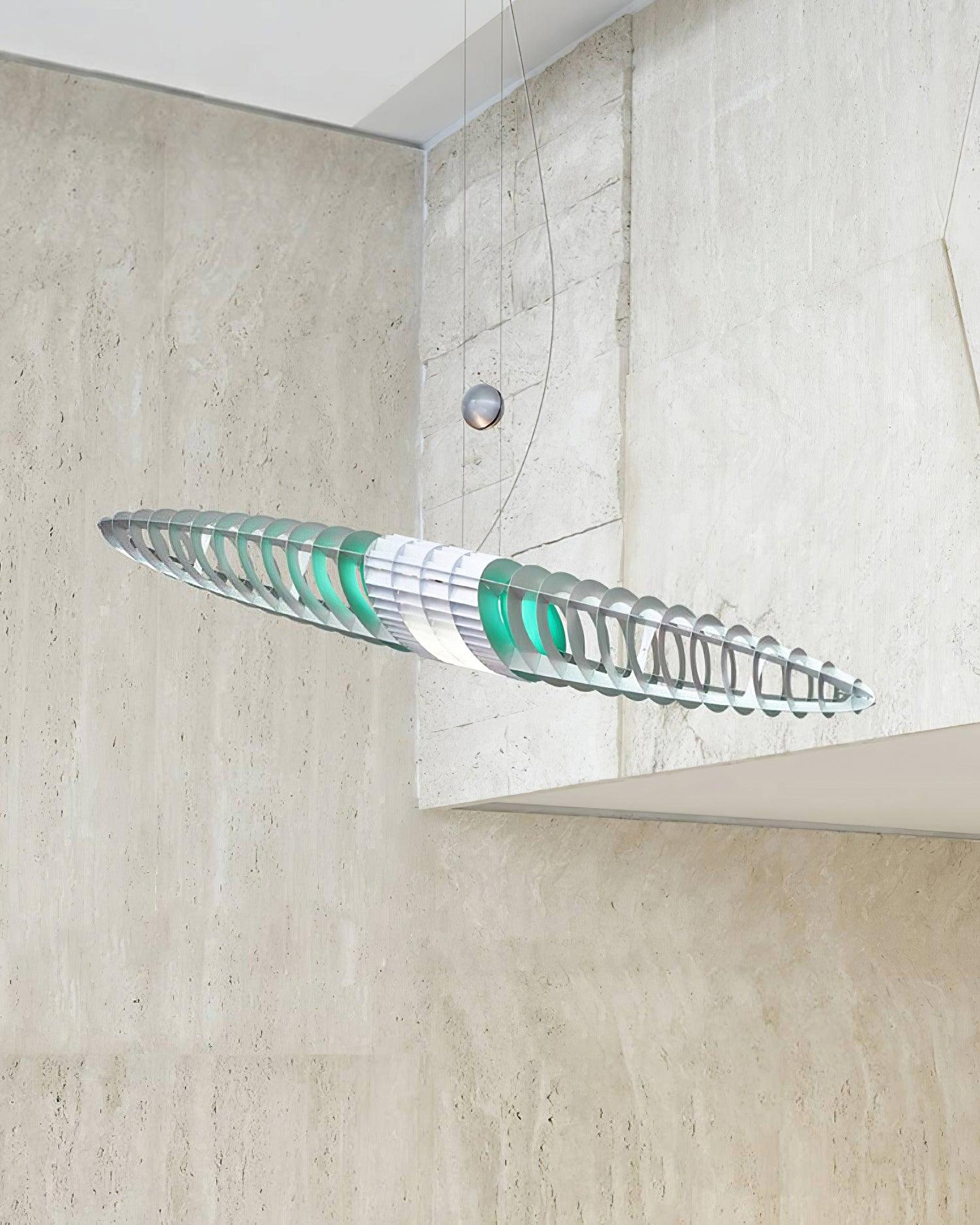 Star Ship Pendant Lamp Futuristic Sculptural - Letslighting