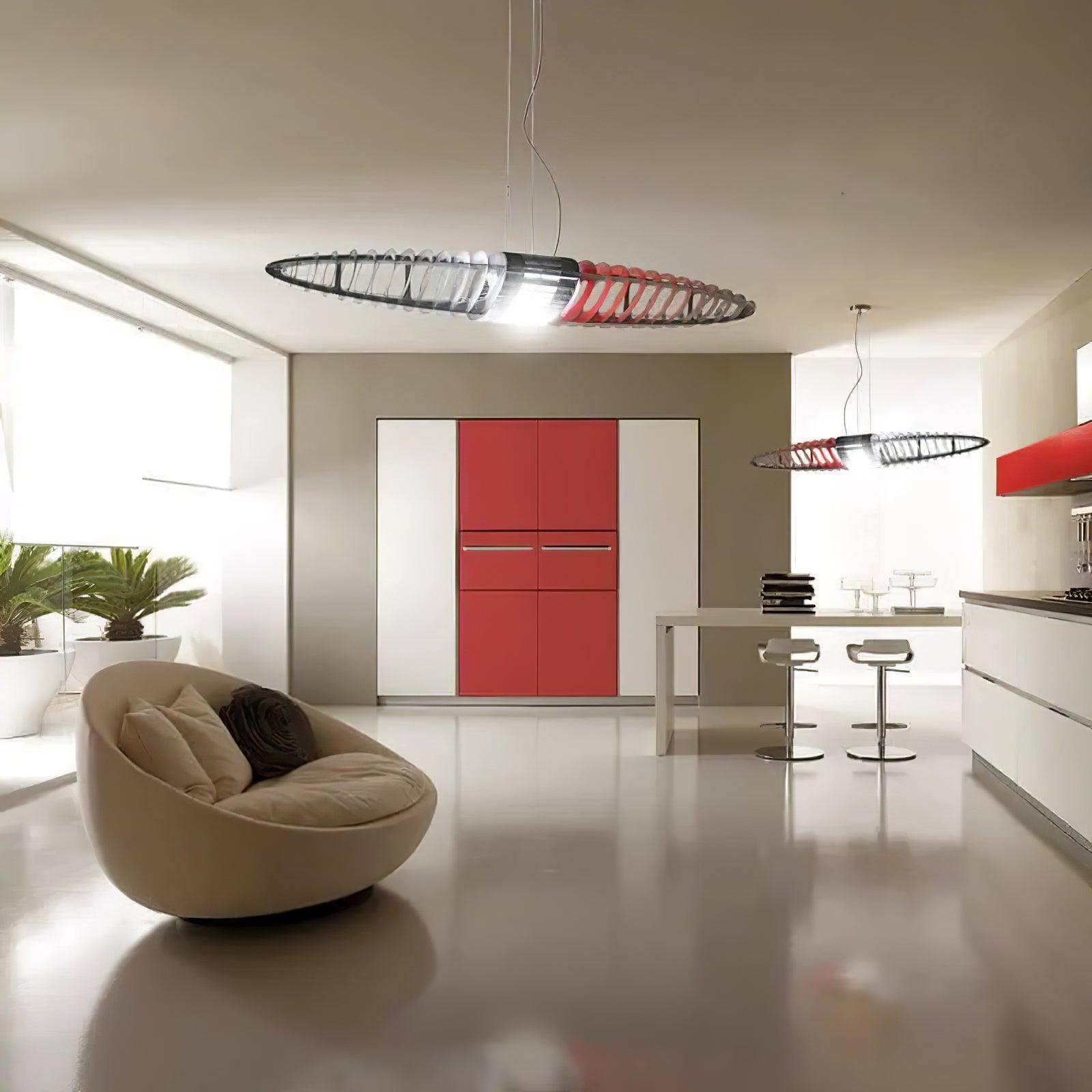 Star Ship Pendant Lamp Futuristic Sculptural - Letslighting