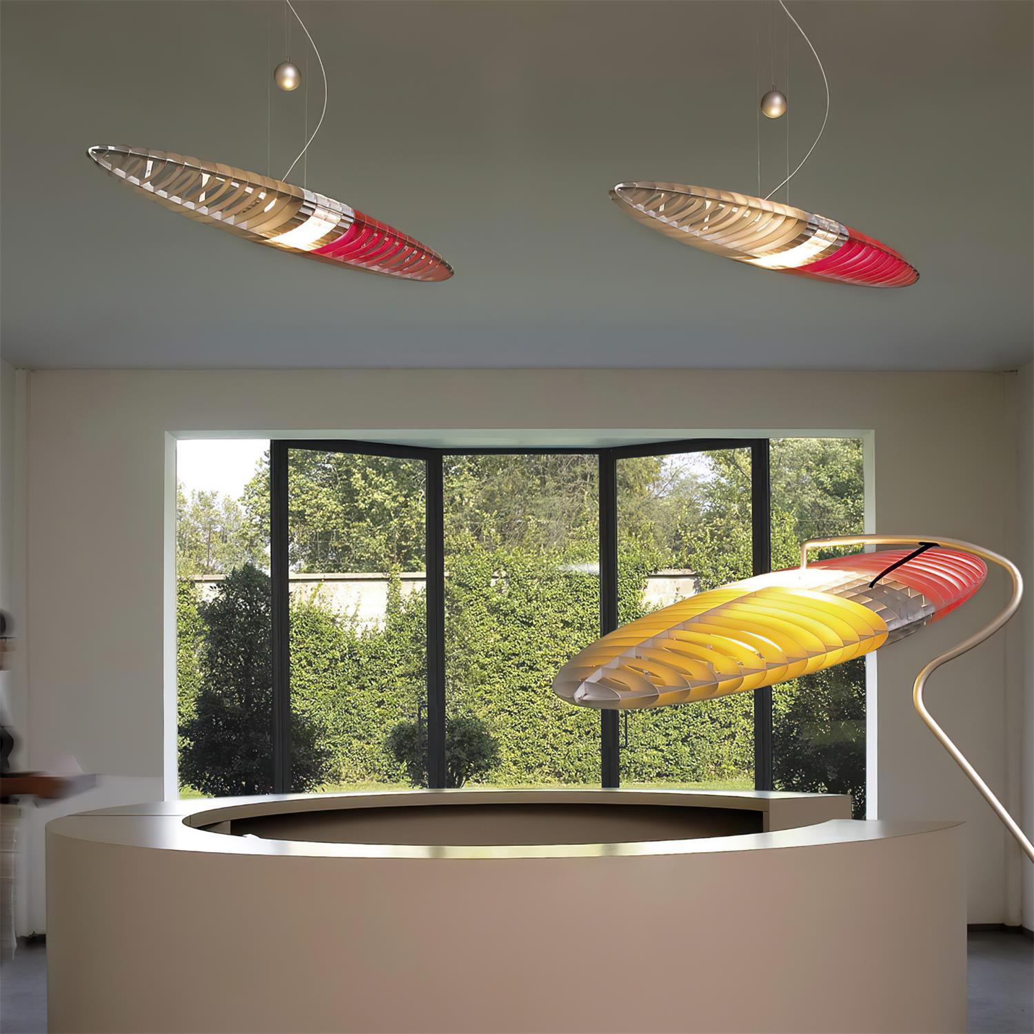 Star Ship Pendant Lamp Futuristic Sculptural - Letslighting