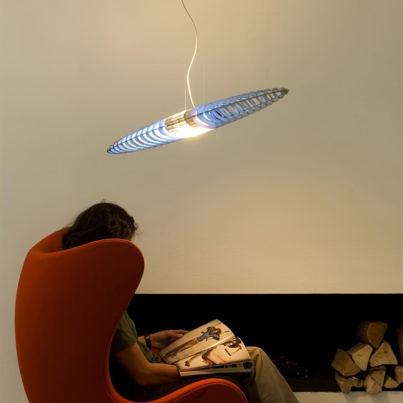 Star Ship Pendant Lamp Futuristic Sculptural - Letslighting