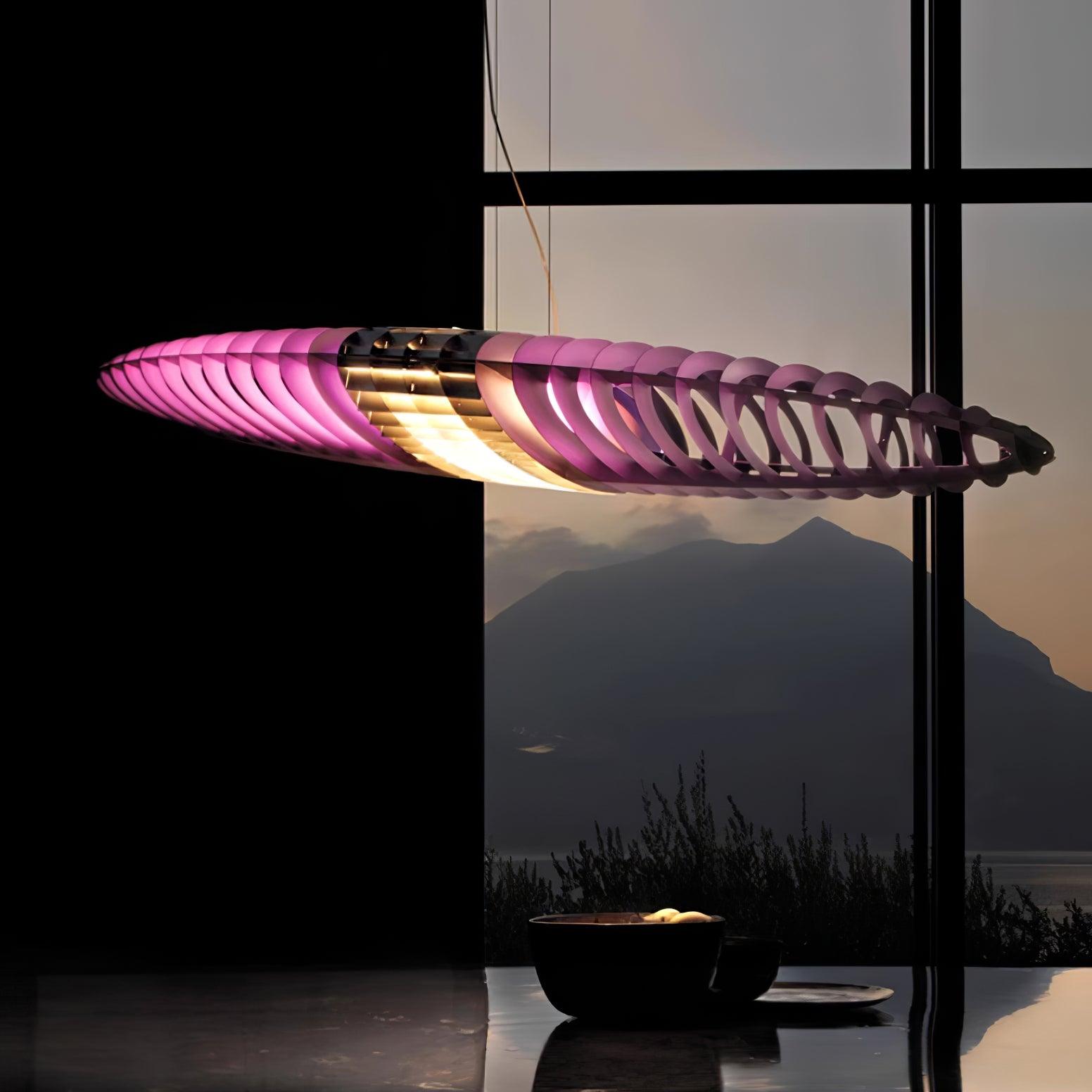 Star Ship Pendant Lamp Futuristic Sculptural - Letslighting