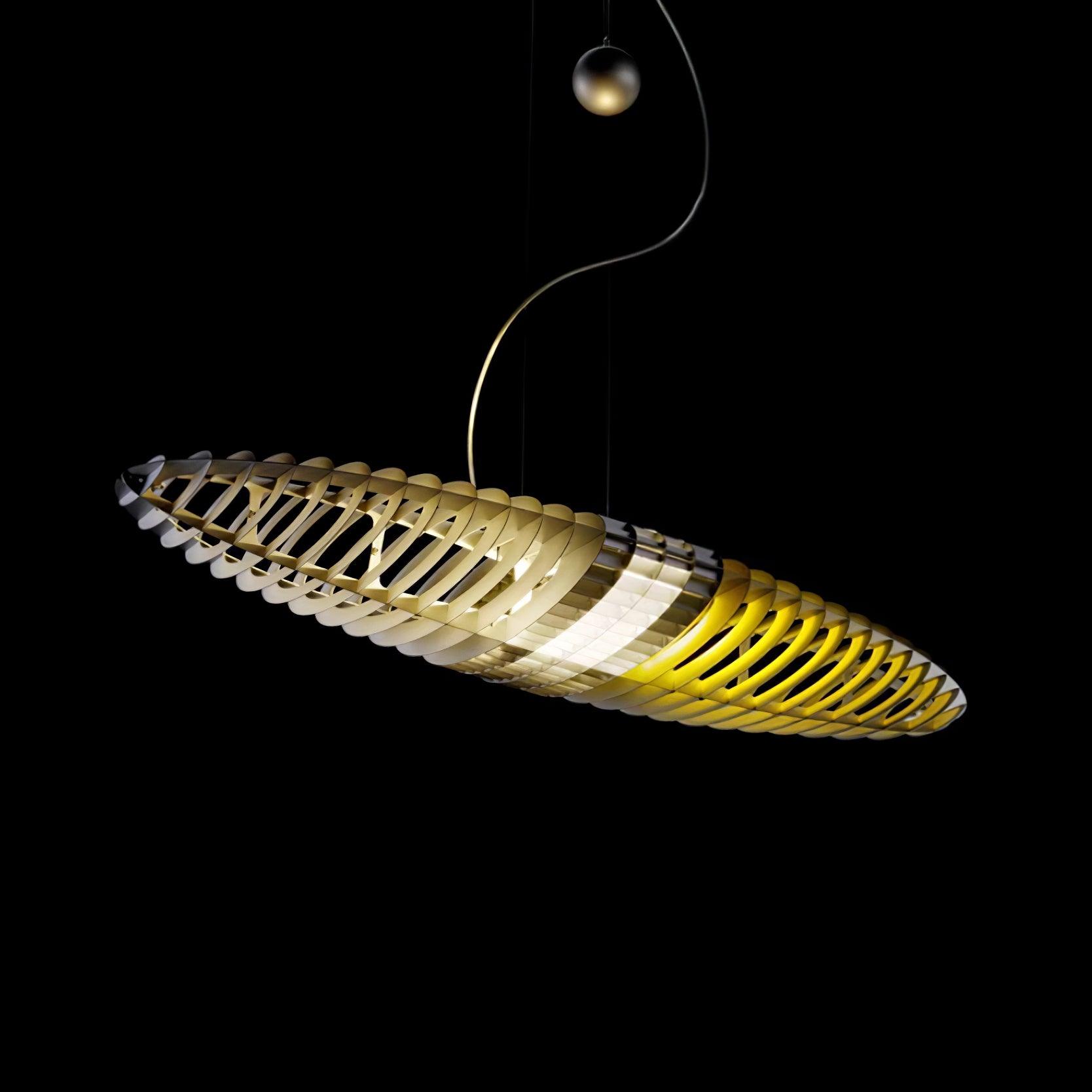 Star Ship Pendant Lamp Futuristic Sculptural - Letslighting