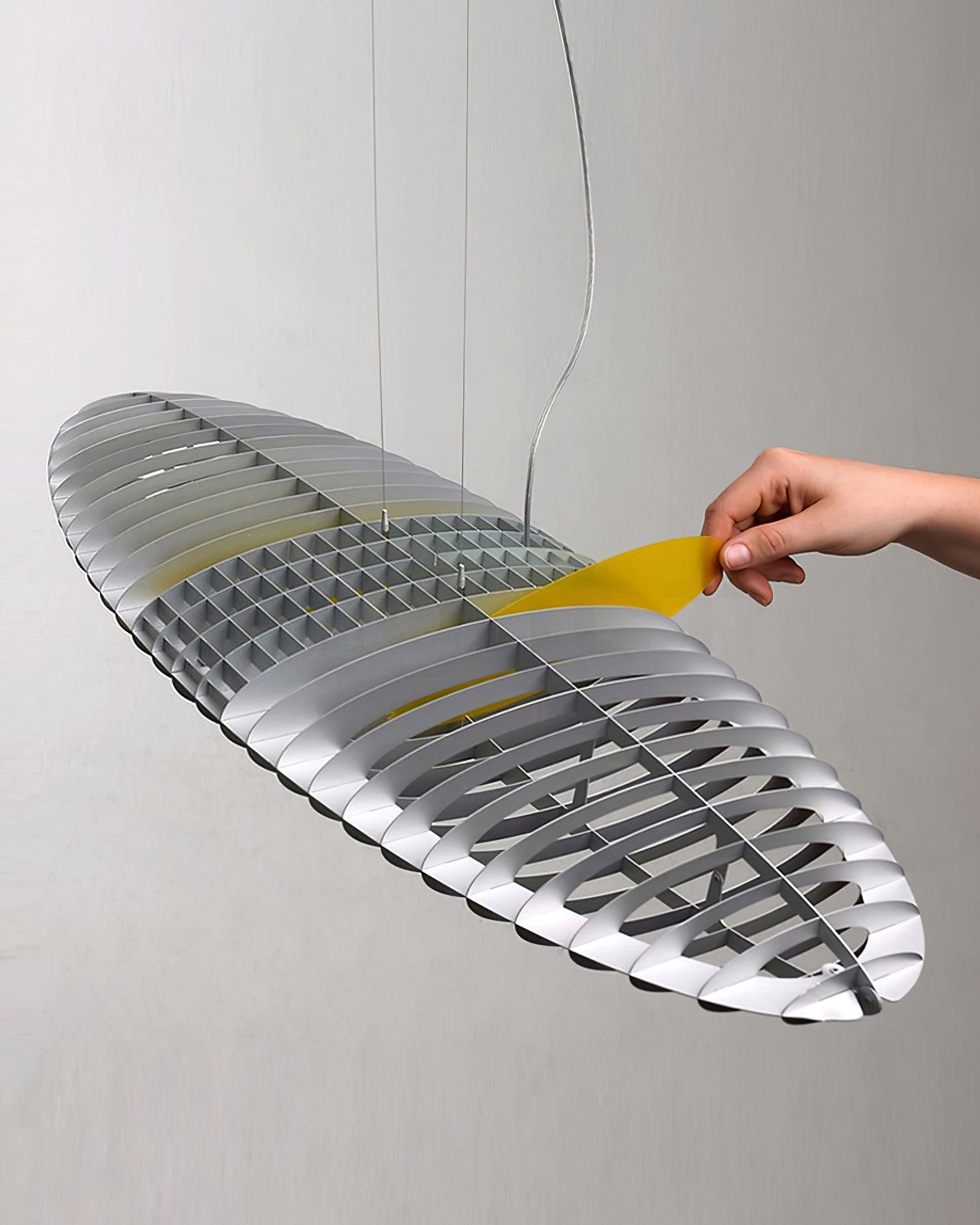 Star Ship Pendant Lamp Futuristic Sculptural - Letslighting