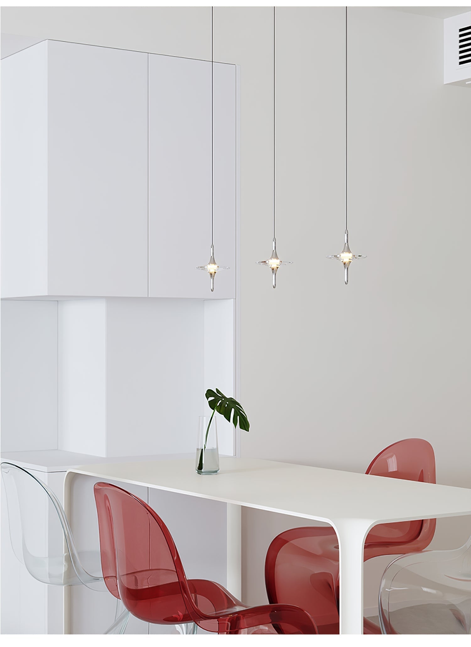 Starfall Modern Metal & Crystal Chandelier