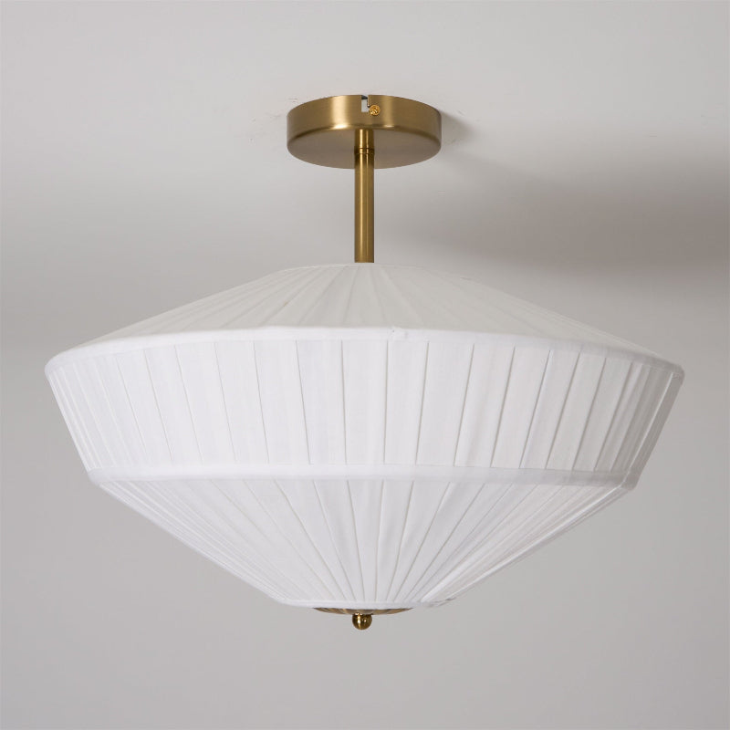 Casoreth Modern Minimalist Pleated Fabric Ceiling Lamp - Letslighting