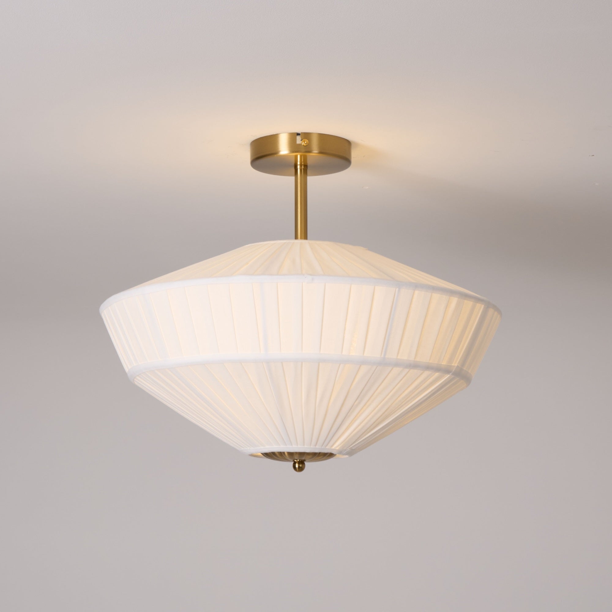 Casoreth Modern Minimalist Pleated Fabric Ceiling Lamp - Letslighting
