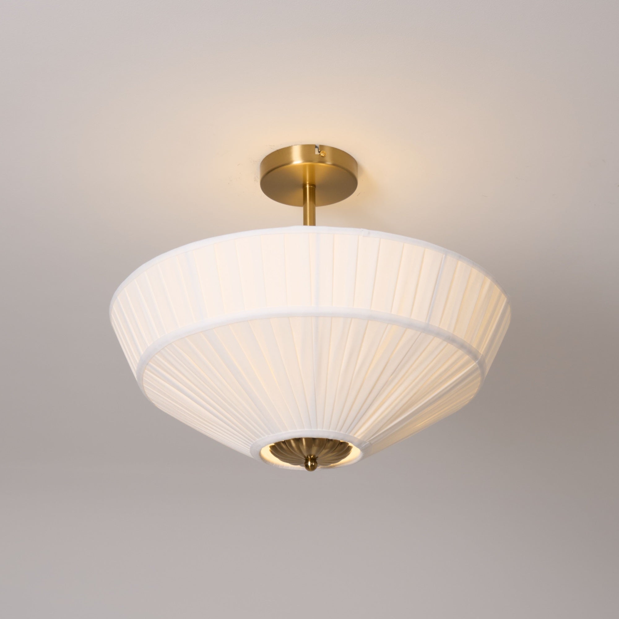Casoreth Modern Minimalist Pleated Fabric Ceiling Lamp - Letslighting