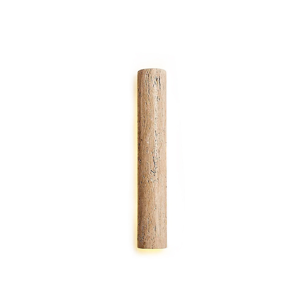 Zemara Modern Minimalist Lange Travertine Wall Sconce Wall Lamp - Letslighting