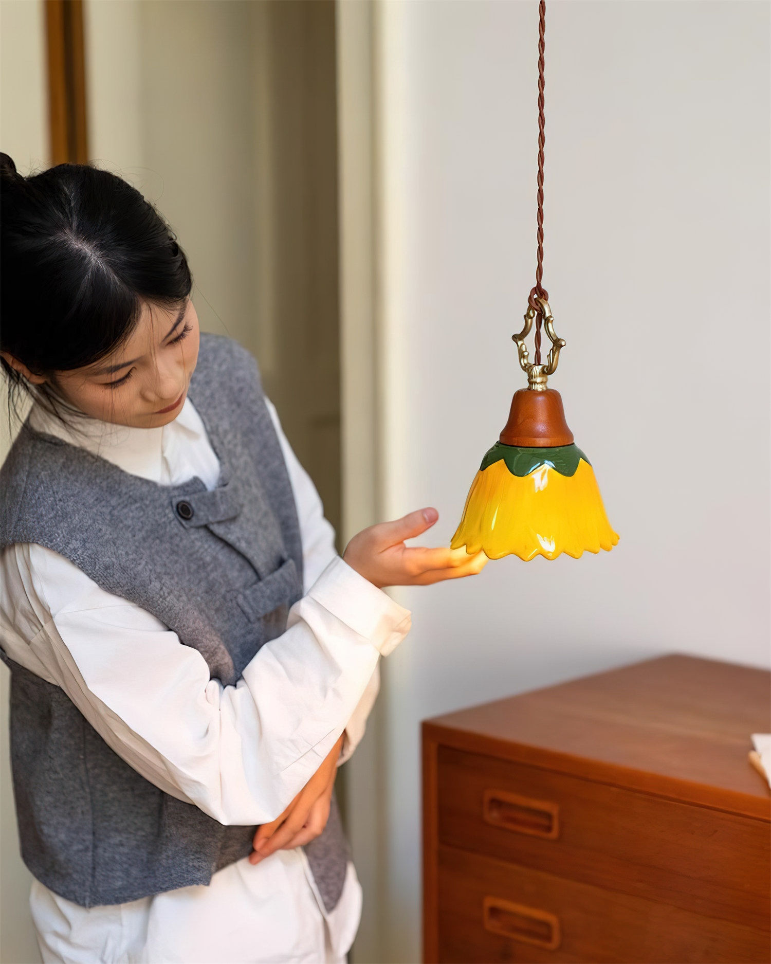 Stella Pendant Lamp Sunflower Charm - Letslighting