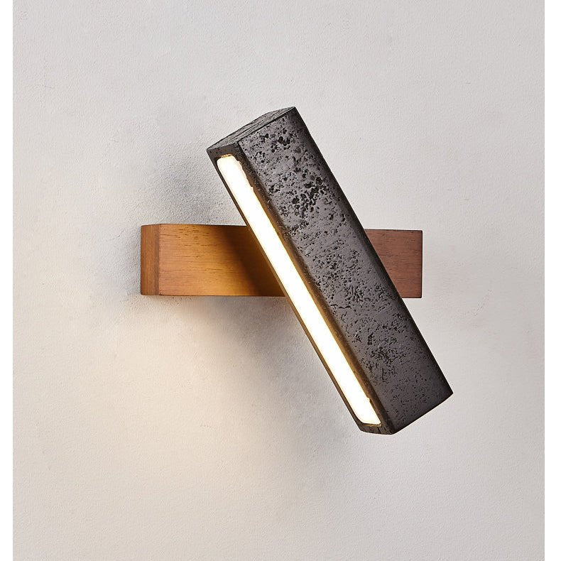 Pivot Modern Travertine Wall Light