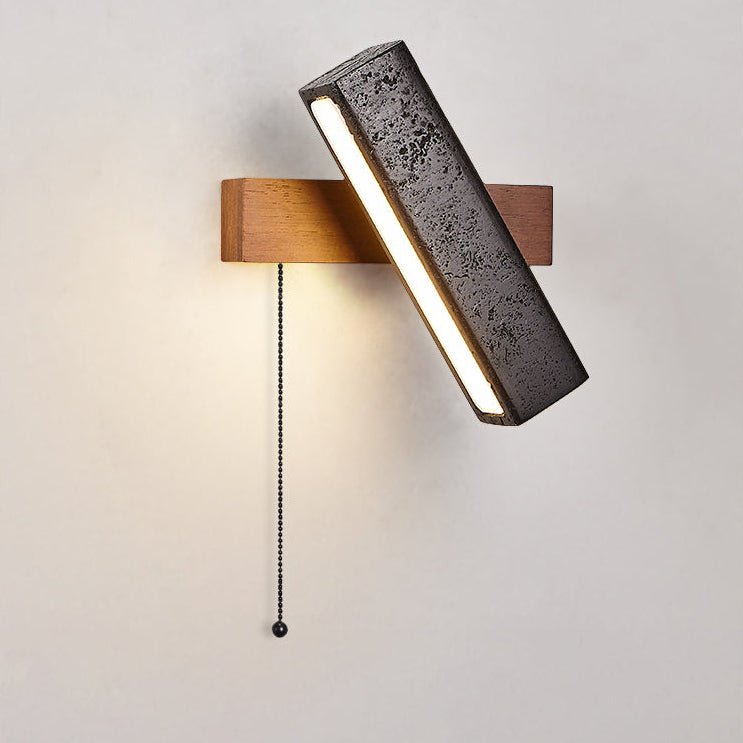 Pivot Modern Travertine Wall Light