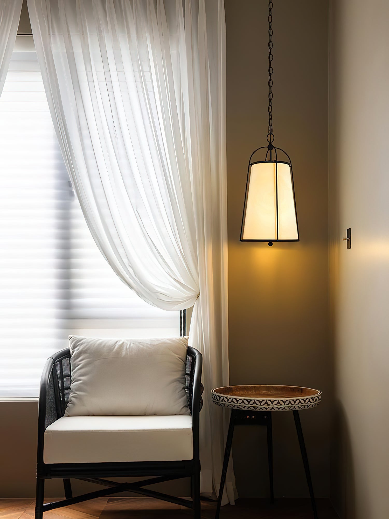Flare Vintage Industrial Fabric Pendant Lamp - Letslighting