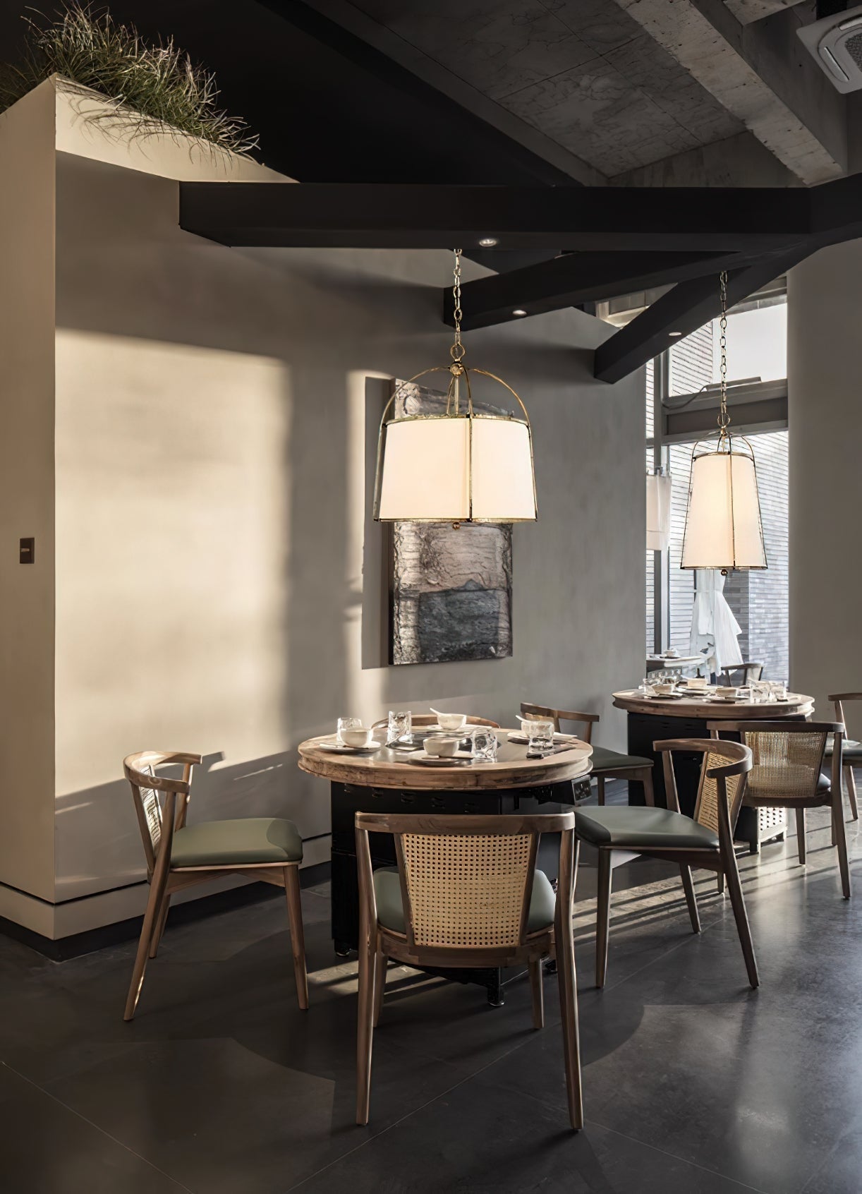 Flare Vintage Industrial Fabric Pendant Lamp - Letslighting