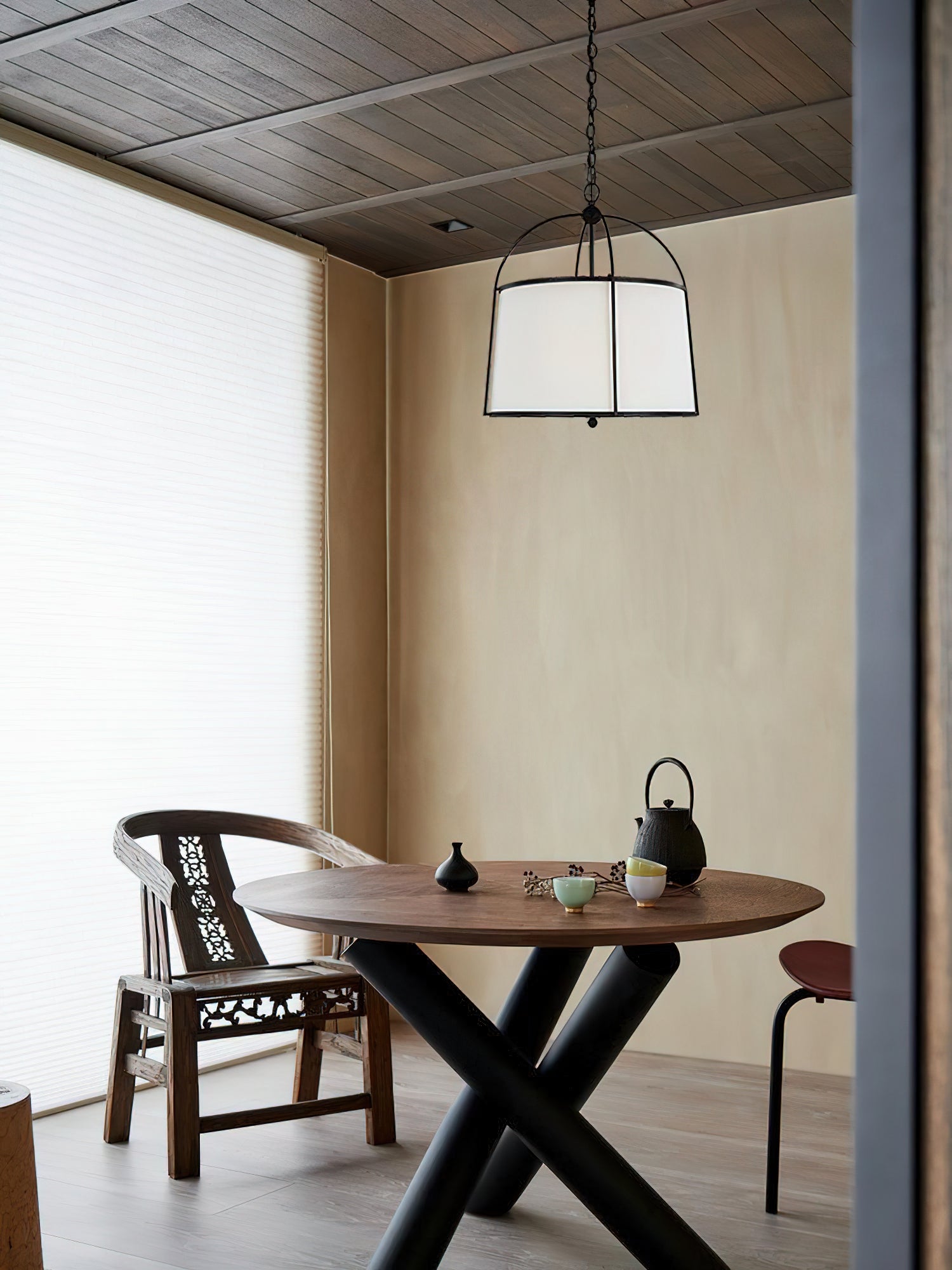 Flare Vintage Industrial Fabric Pendant Lamp - Letslighting