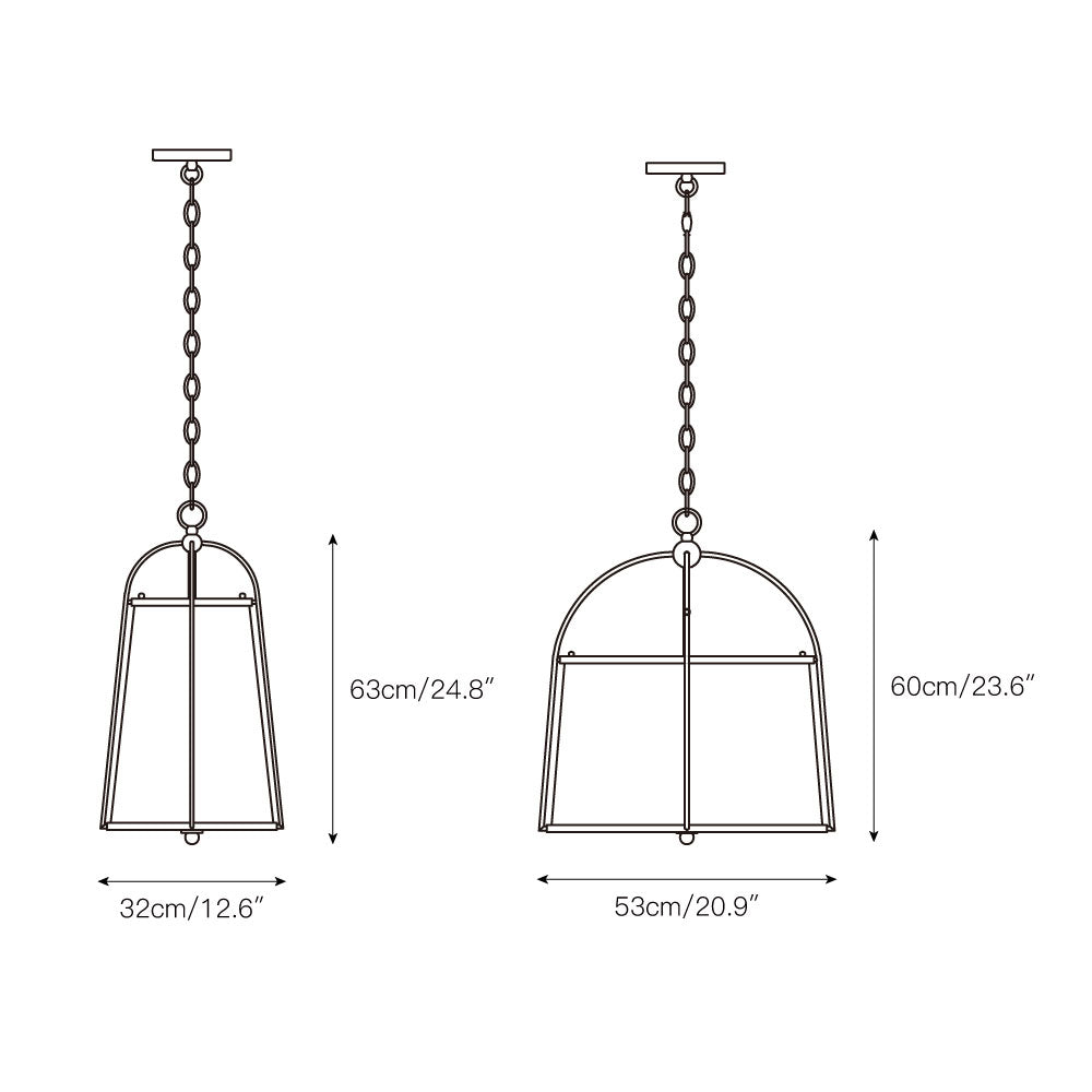 Flare Vintage Industrial Fabric Pendant Lamp - Letslighting