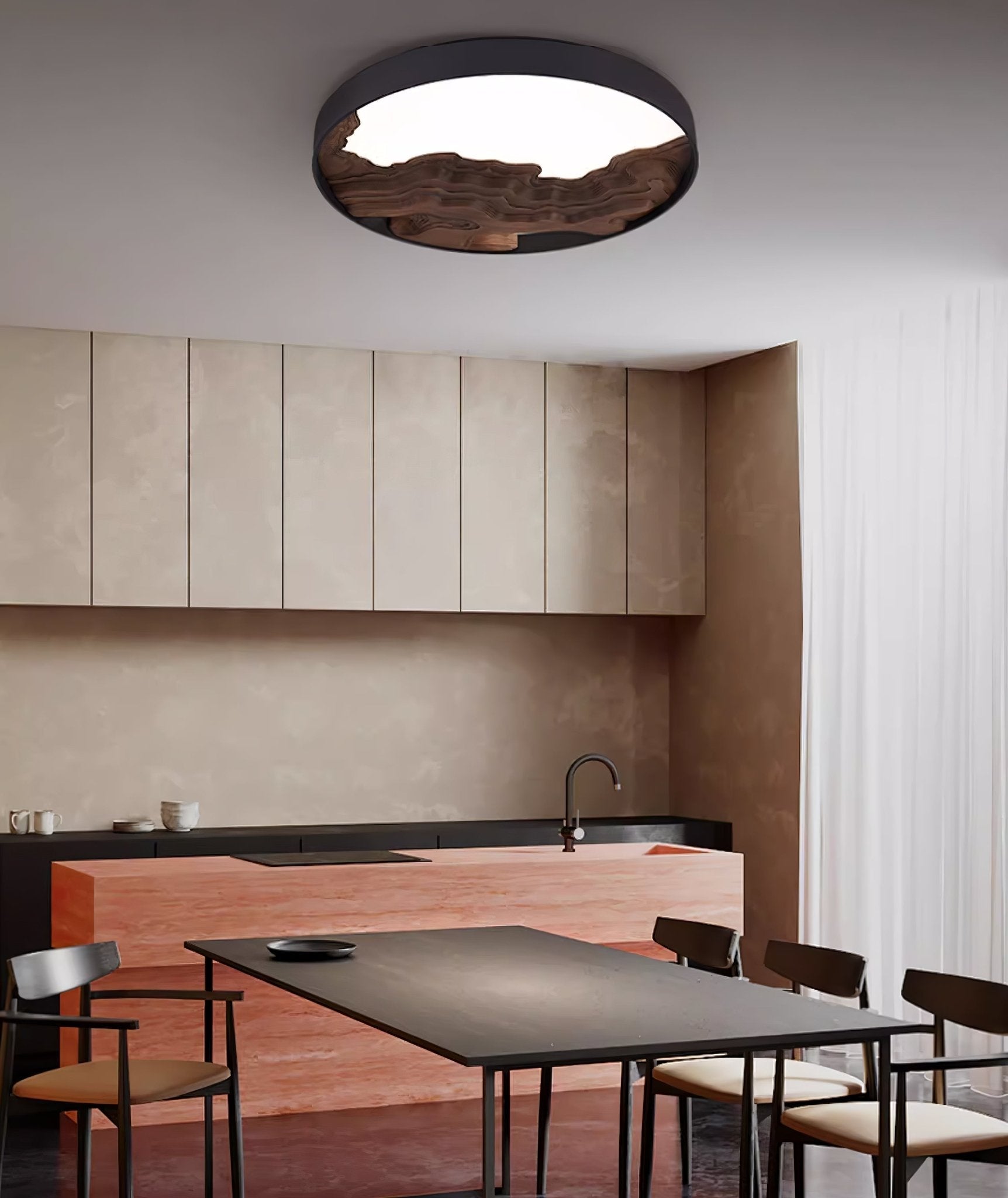 Lustra Ceiling Light Wood Oriental Natural - Letslighting