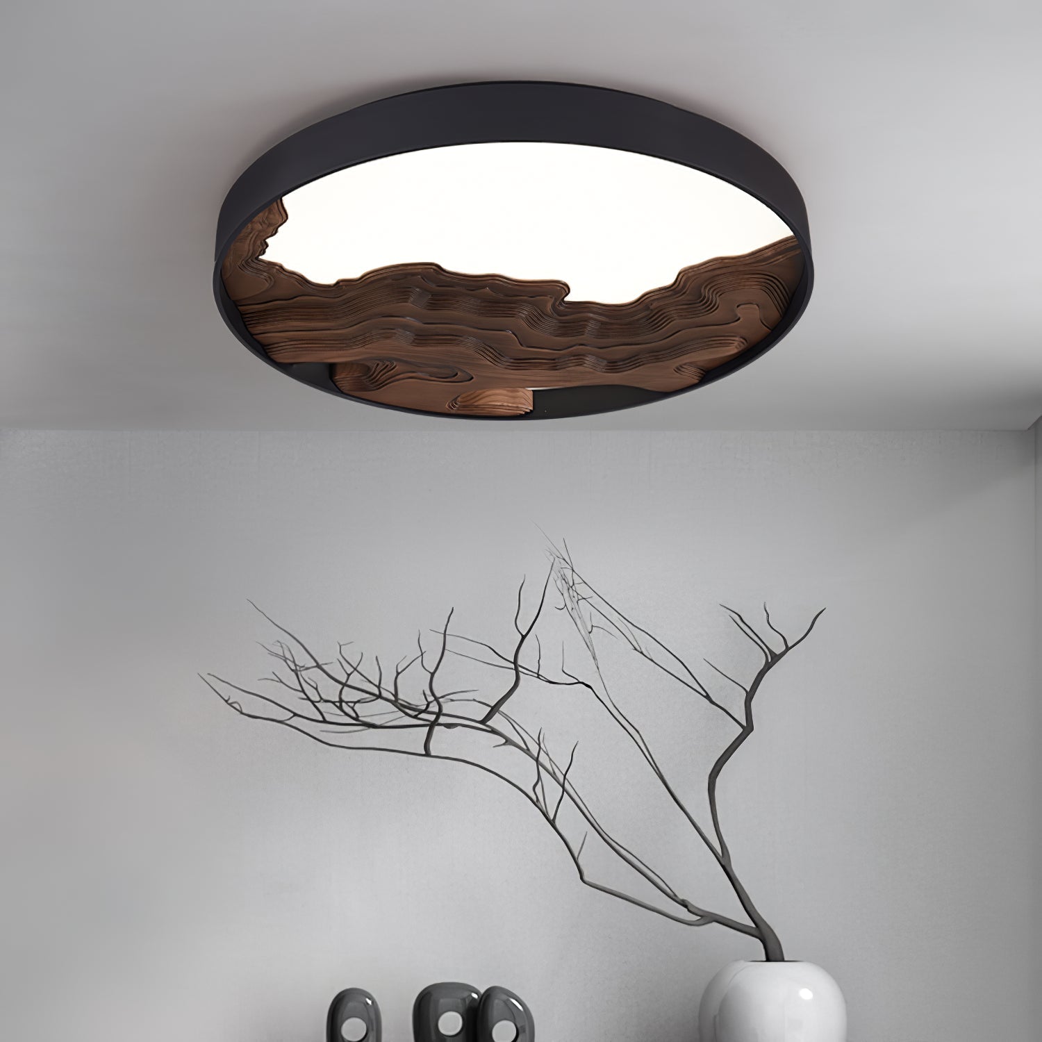 Lustra Ceiling Light Wood Oriental Natural - Letslighting