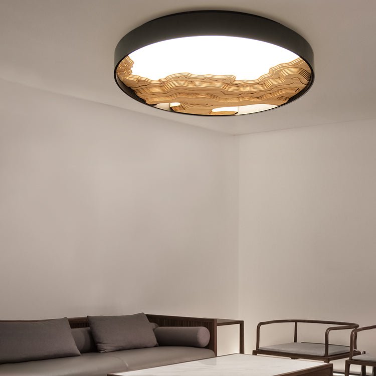Lustra Ceiling Light Wood Oriental Natural - Letslighting
